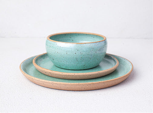Turquoise 10" Dinner Plate