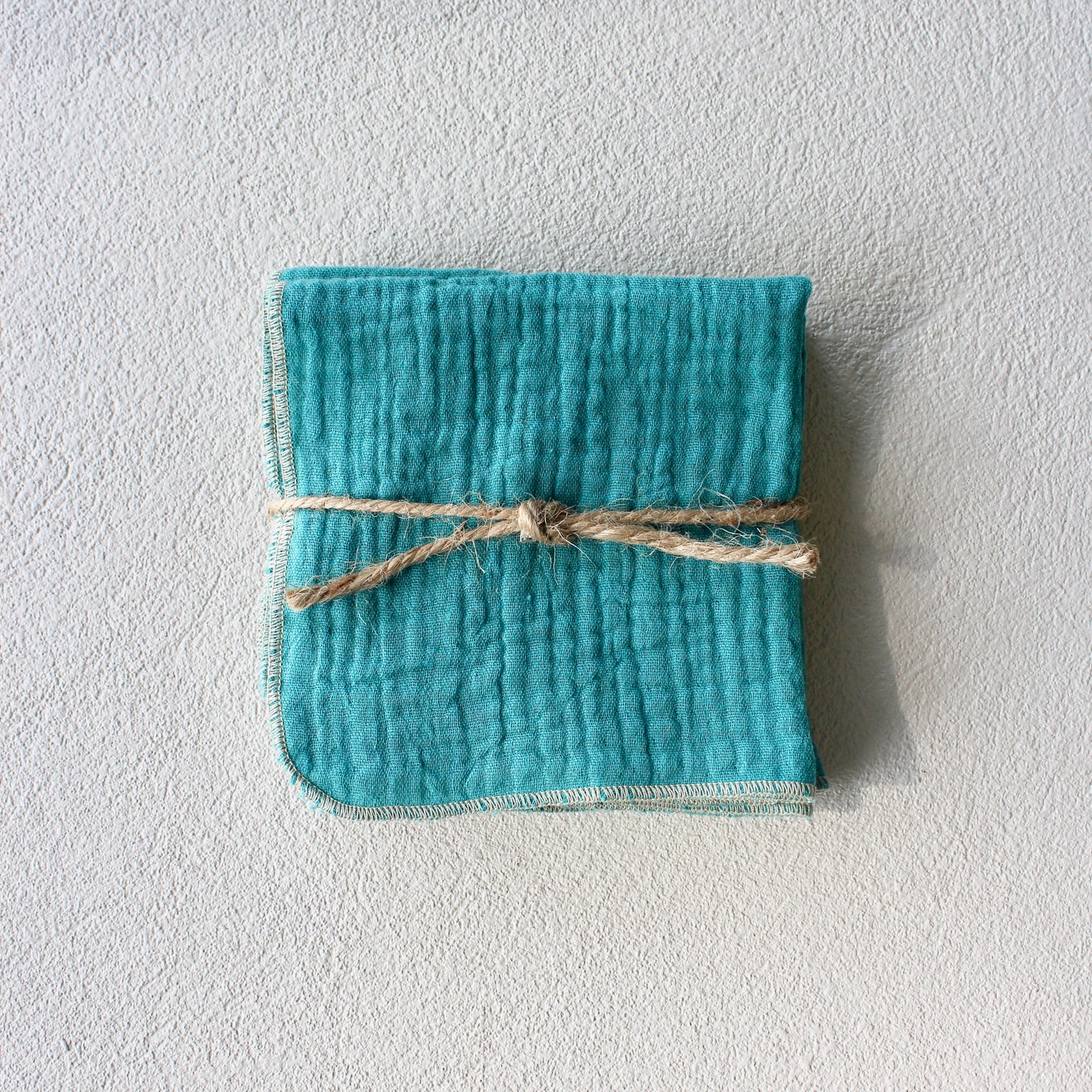 Blue Cotton Cocktail Napkins - set of 4
