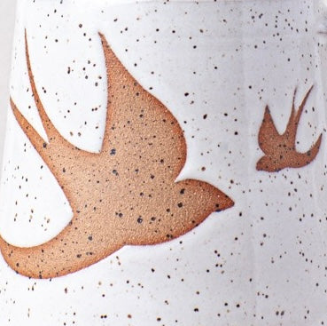 Straight Tumbler in White + design options
