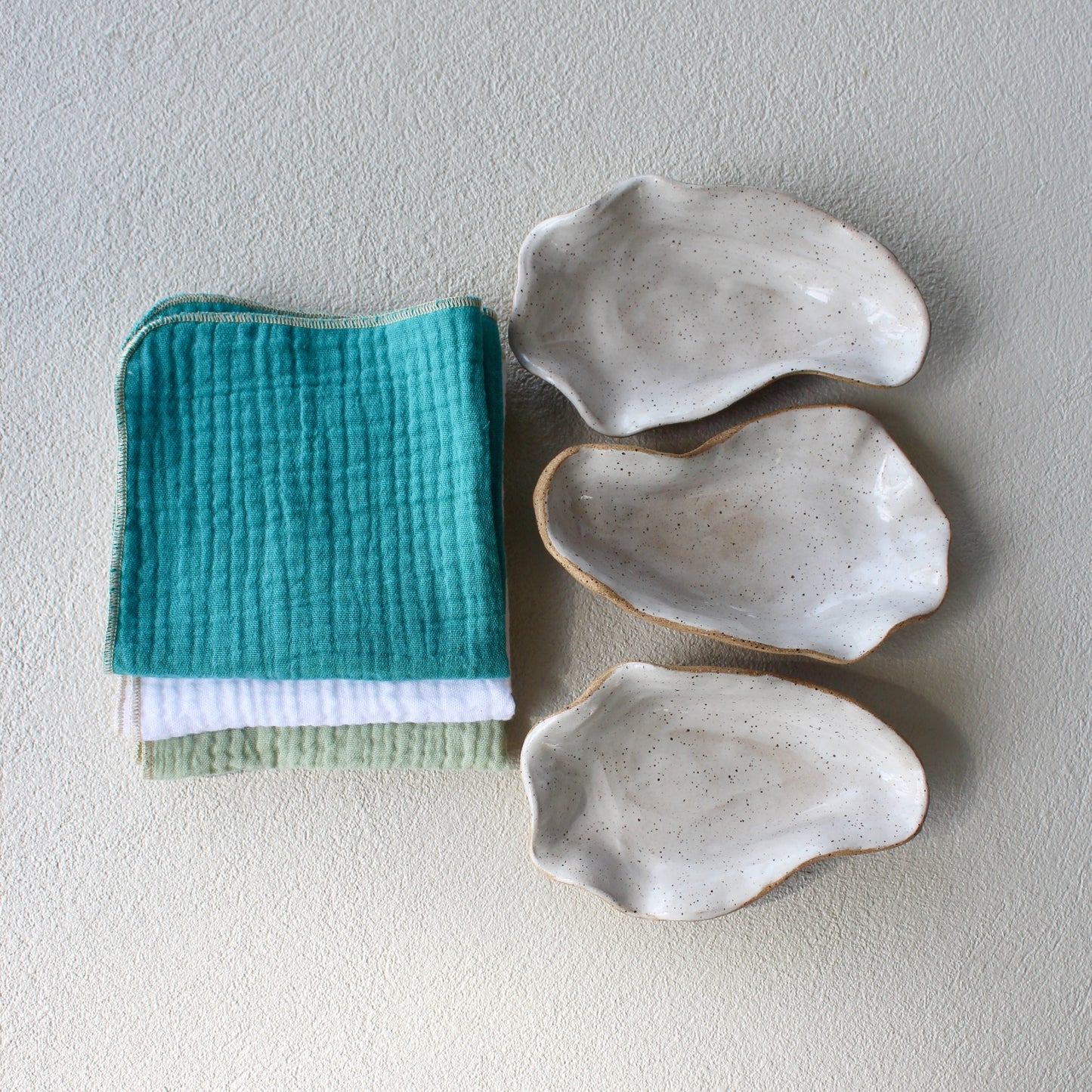 Oysters + Cocktail Napkins Gift Set