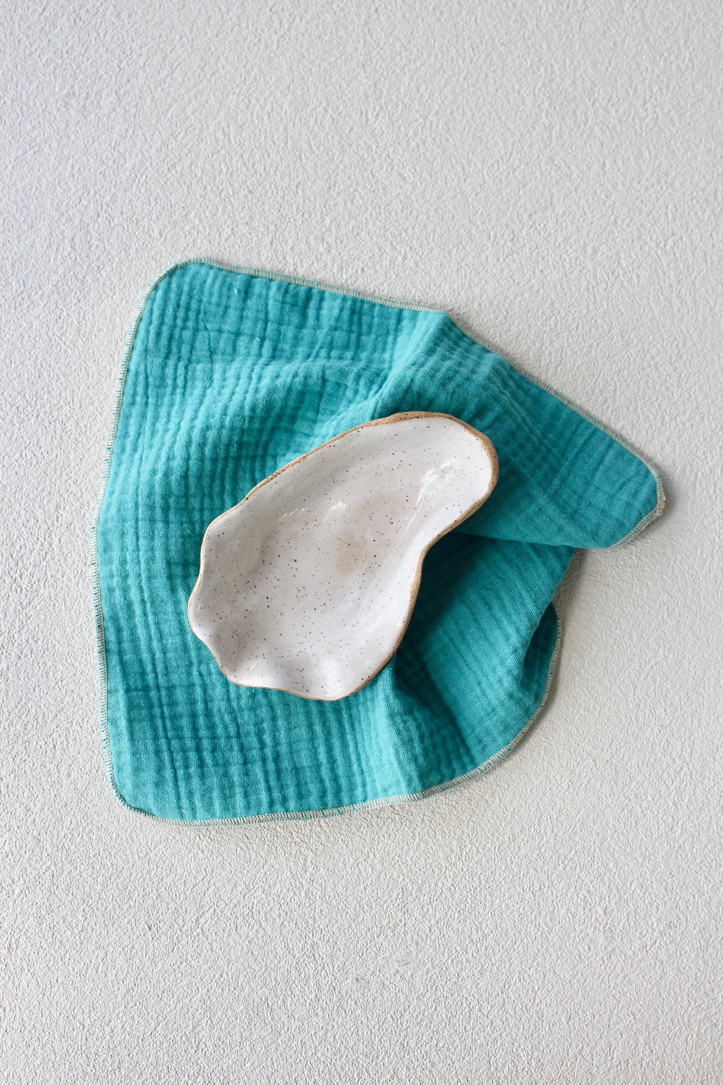 Blue Cotton Cocktail Napkins - set of 4