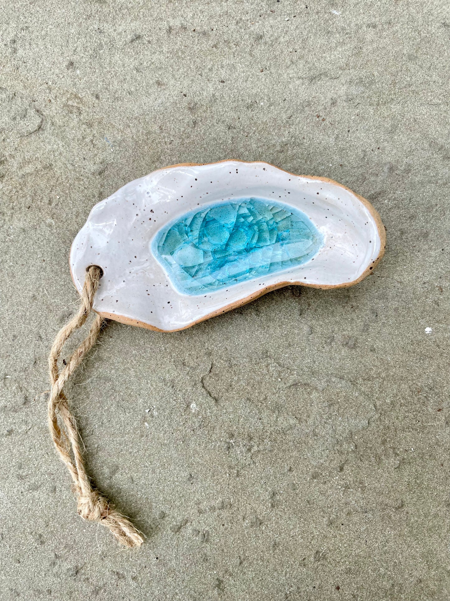 Oyster Shell Ornament