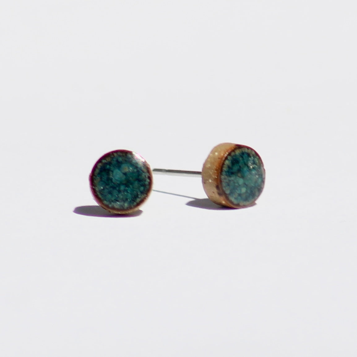 Offshore Blue Stud Earrings - 7mm size