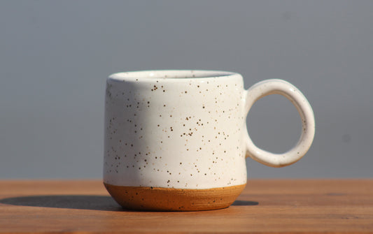 Speckled White Espresso Mug