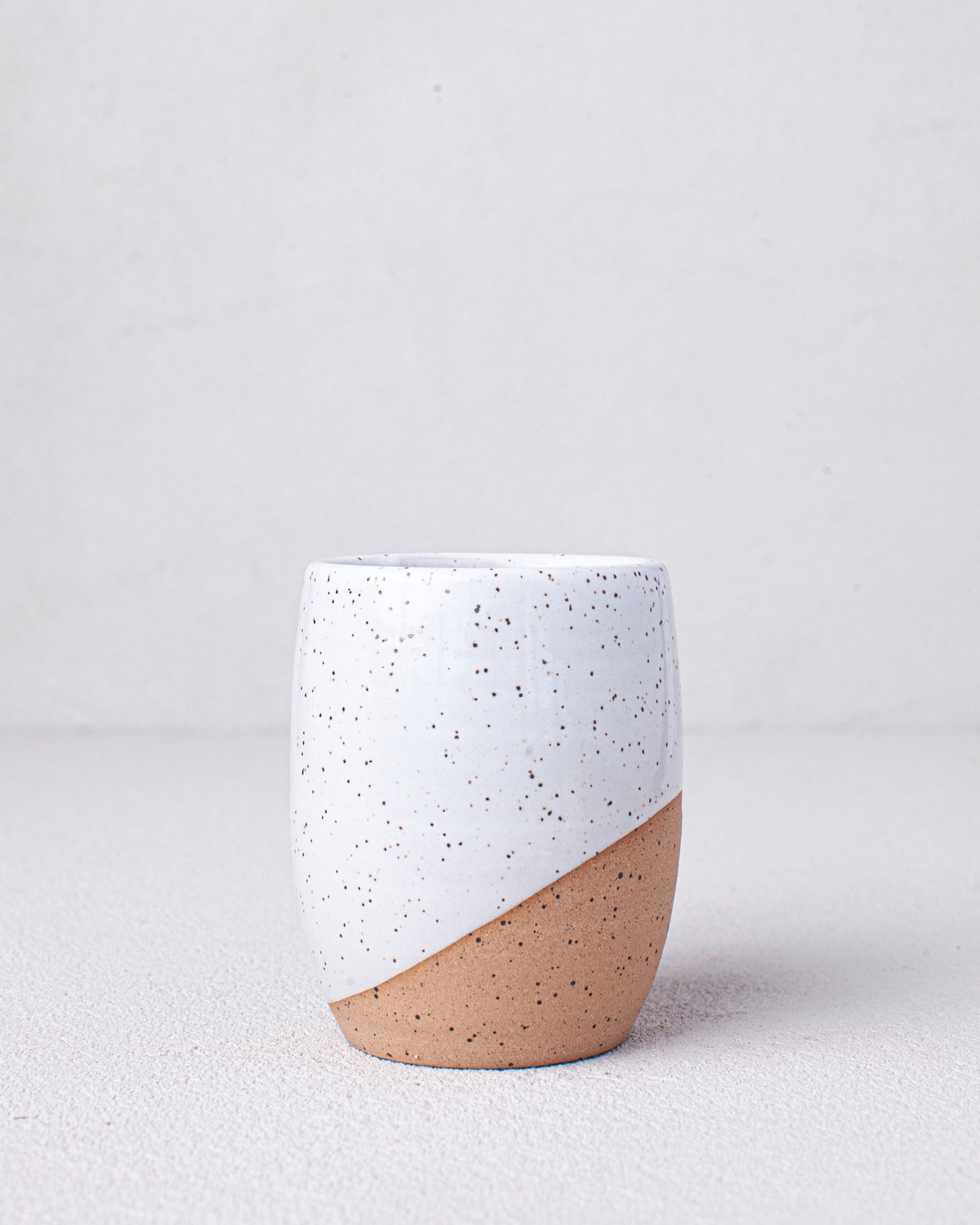 Curved Tumbler in White