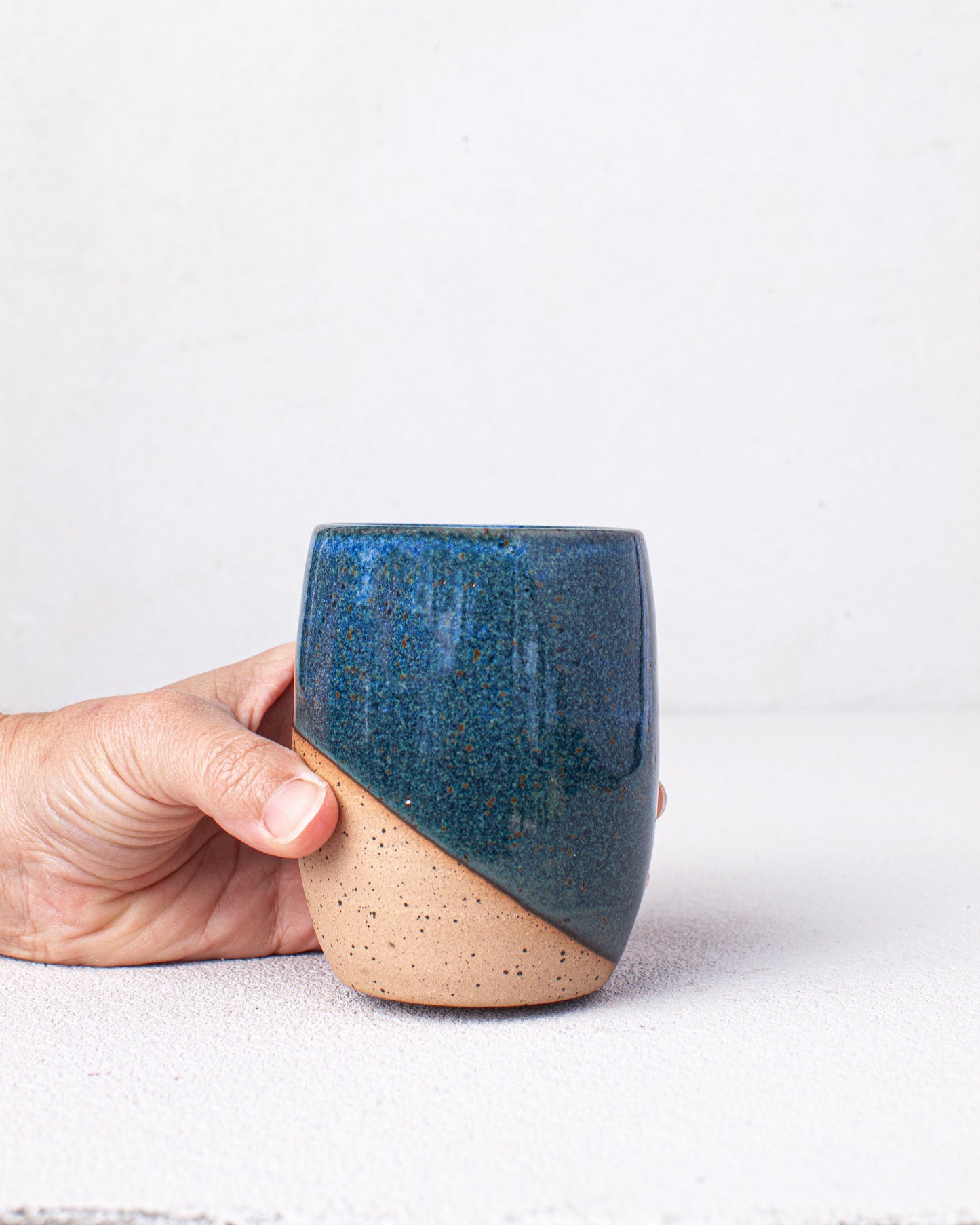 Curved Tumbler in Blue