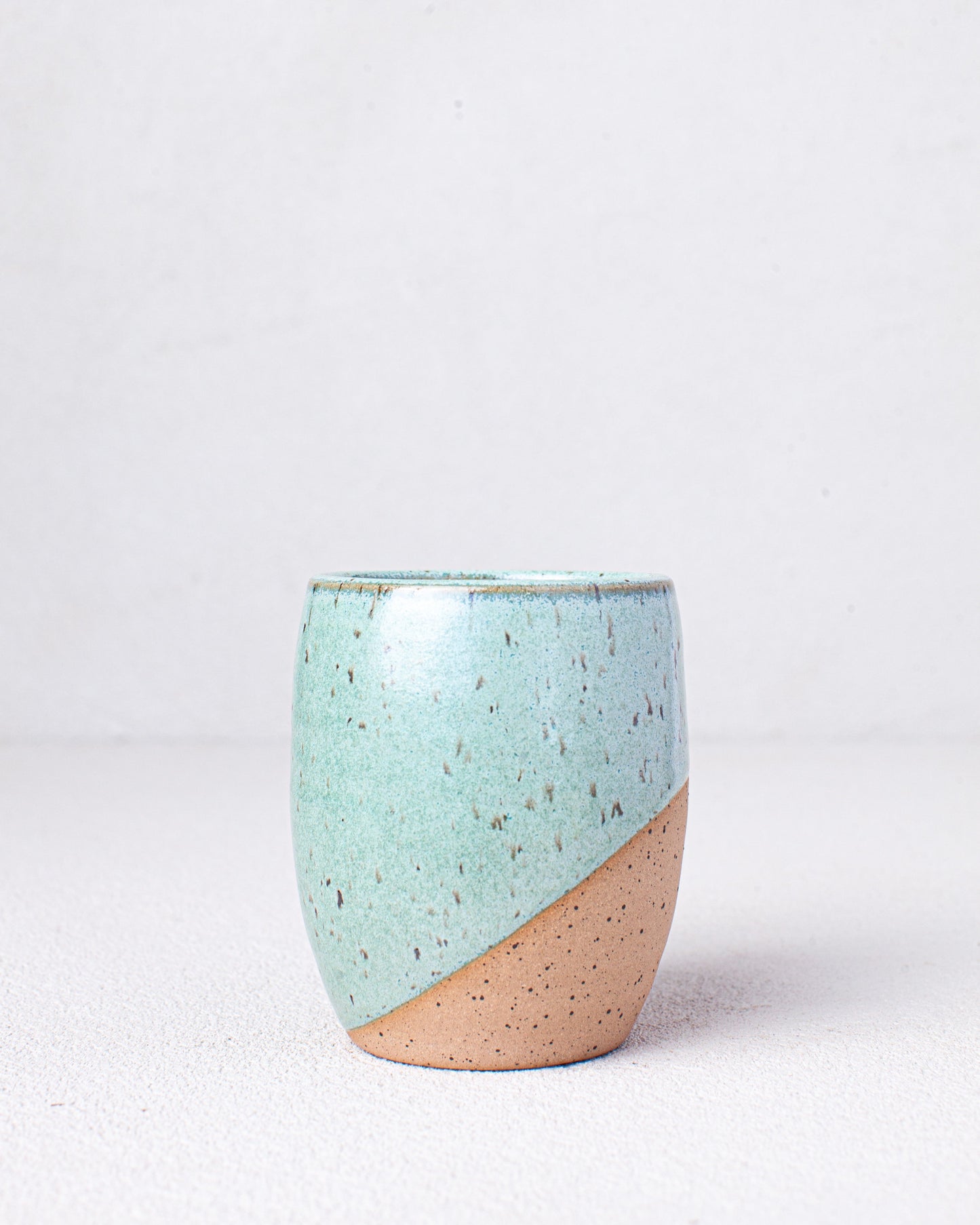 Curved Tumbler in Turquoise