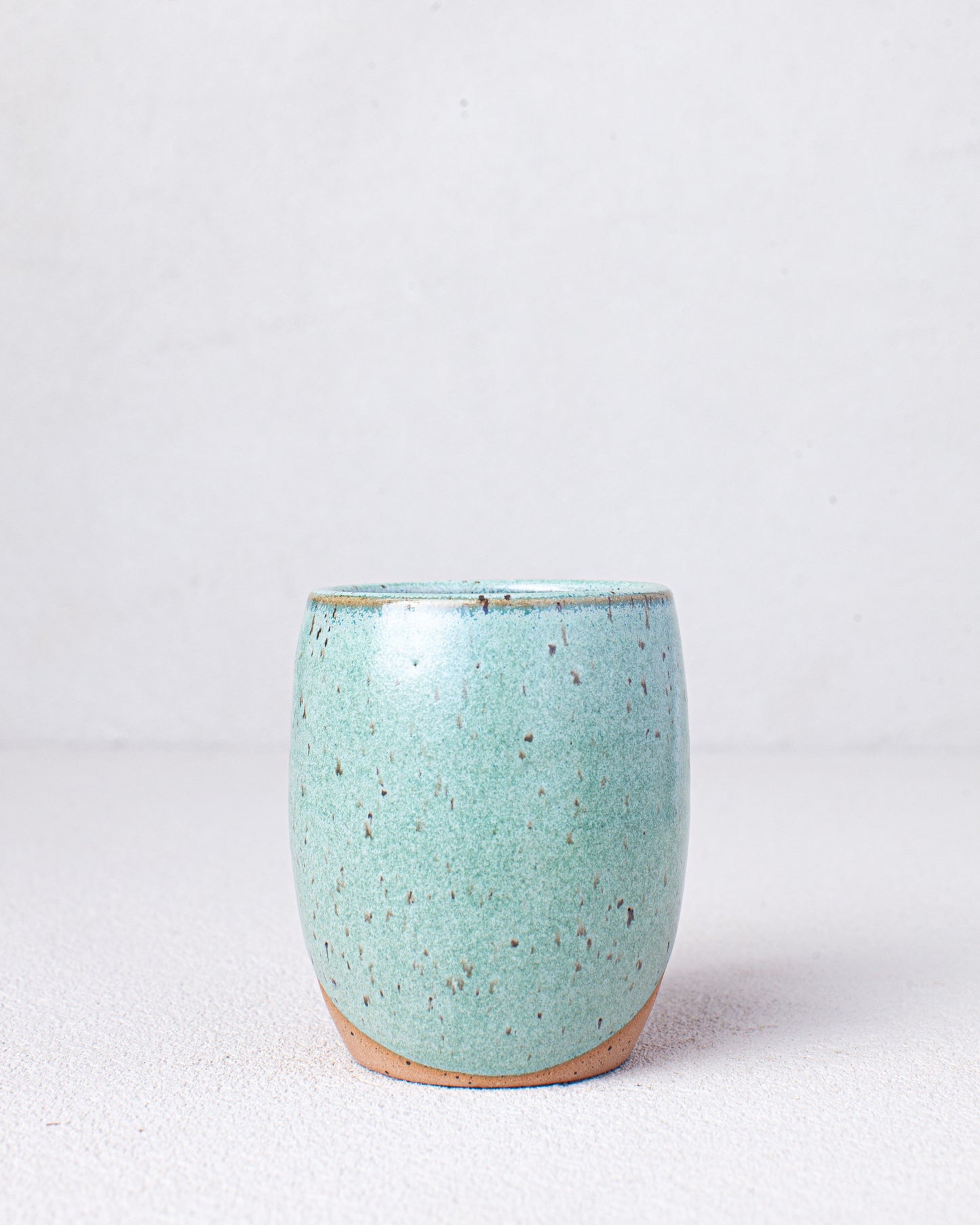 Curved Tumbler in Turquoise
