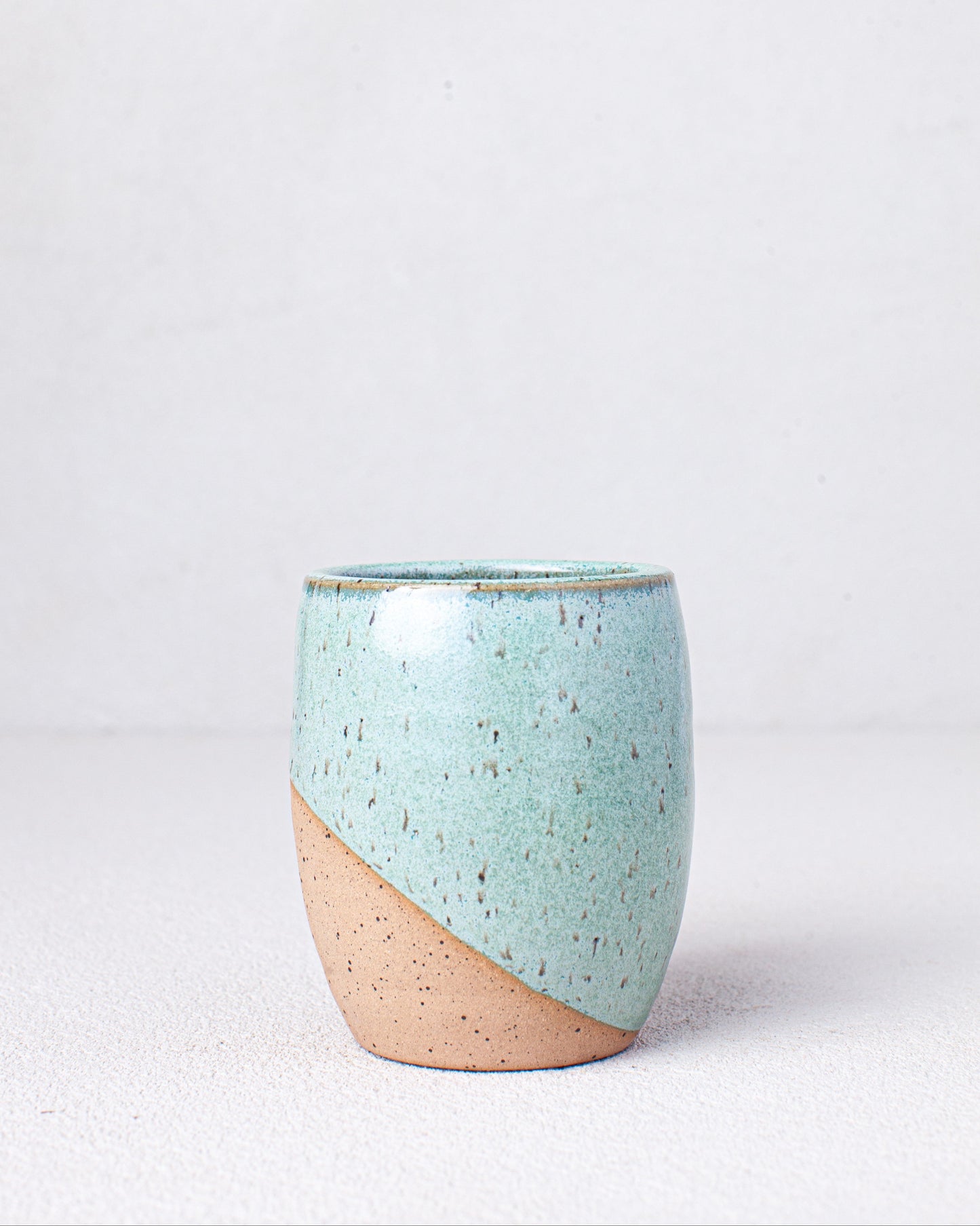 Curved Tumbler in Turquoise