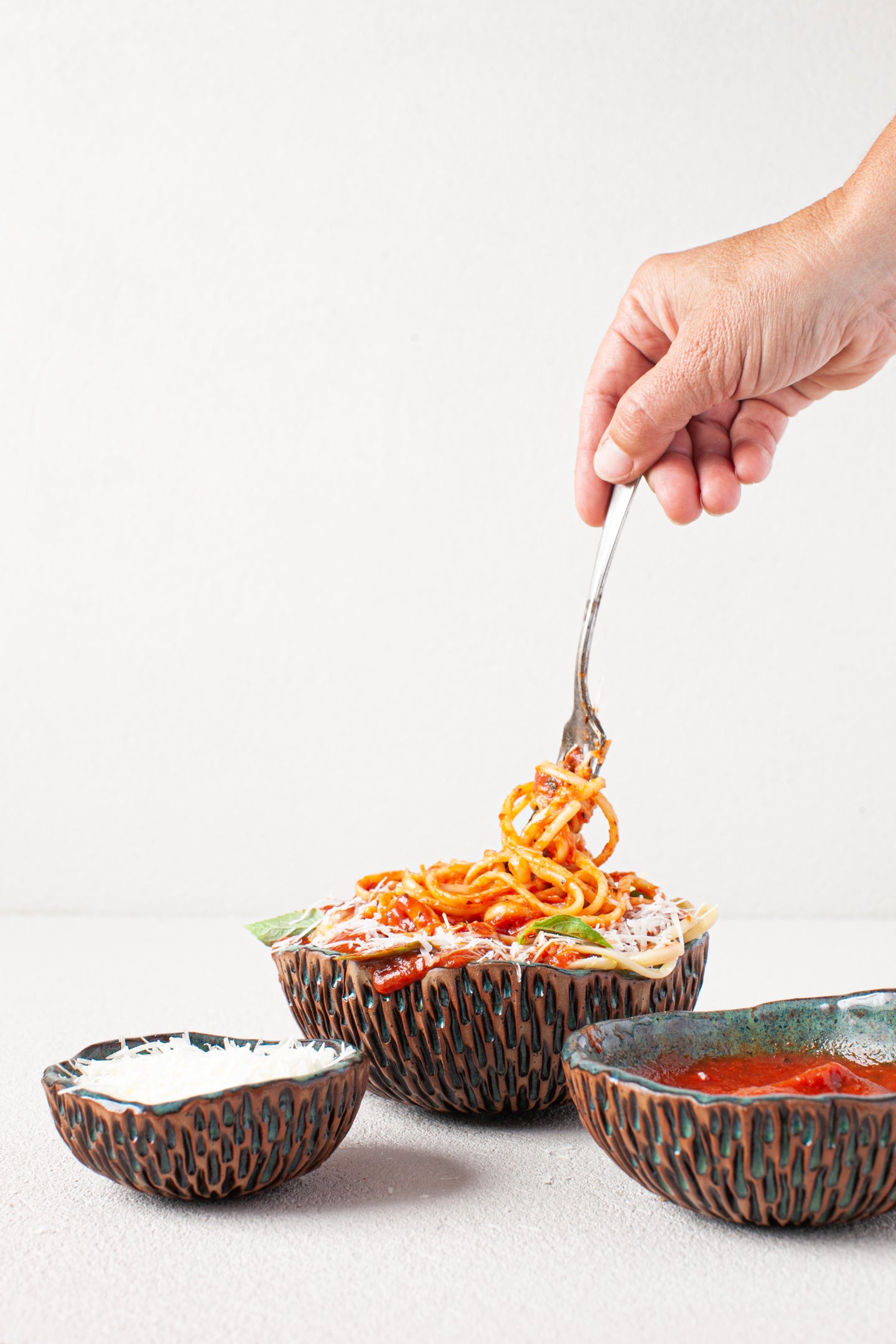 Nesting Coral Bowls