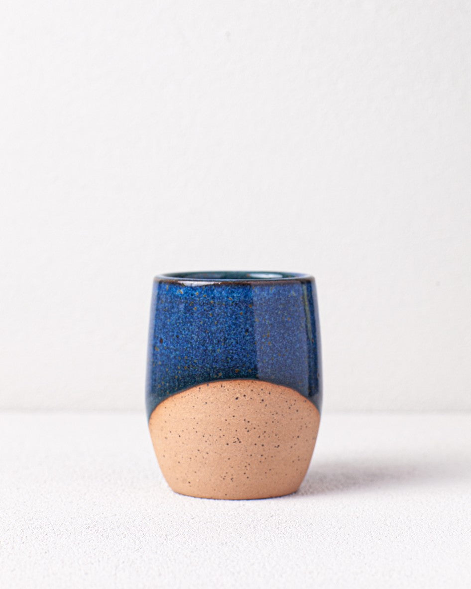 Angle Dipped Mug in Blue