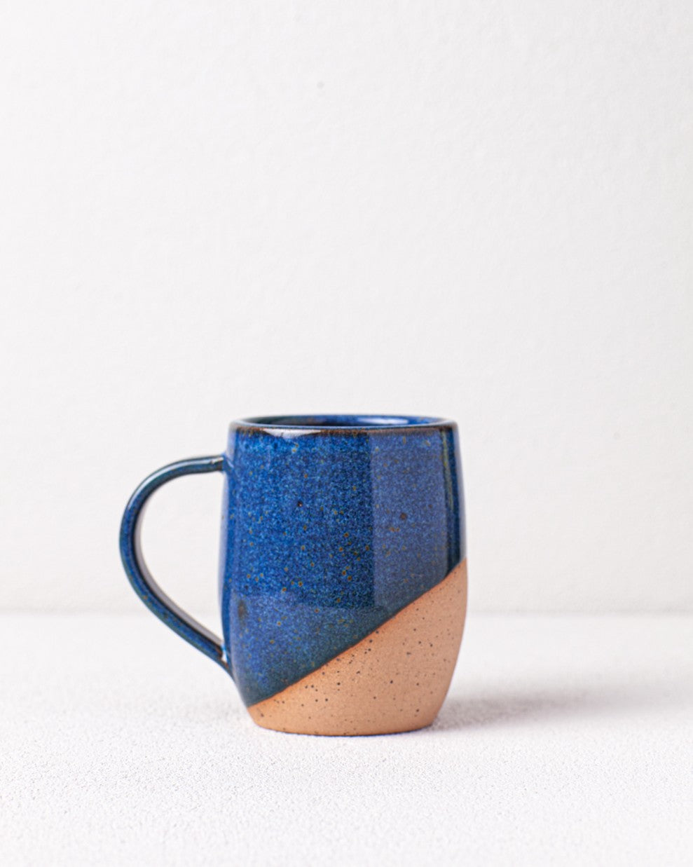 Angle Dipped Mug in Blue