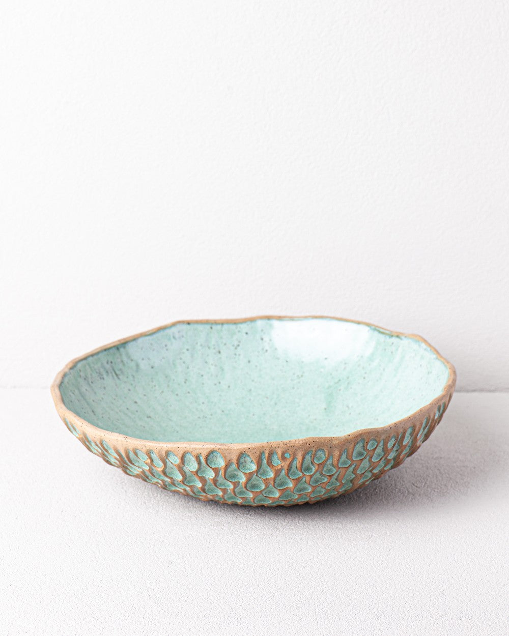 Large Decorative Bowl in Turquoise