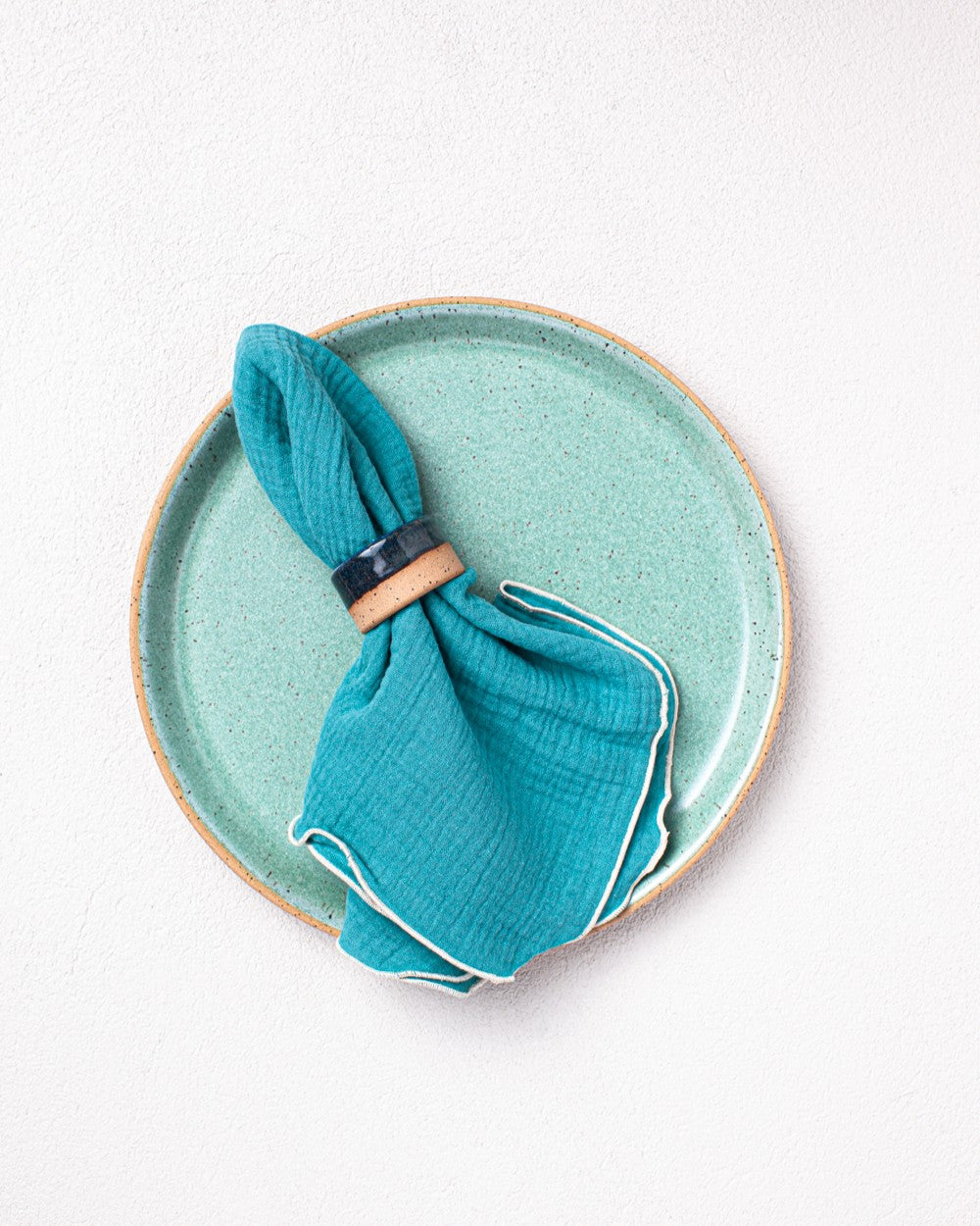 Blue Cotton Napkins - set of 4