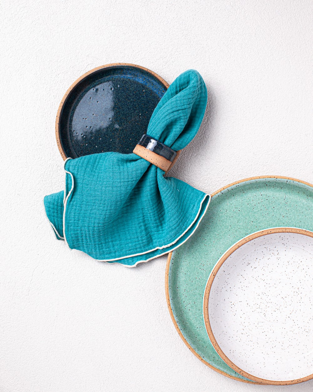 Blue Cotton Napkins - set of 4