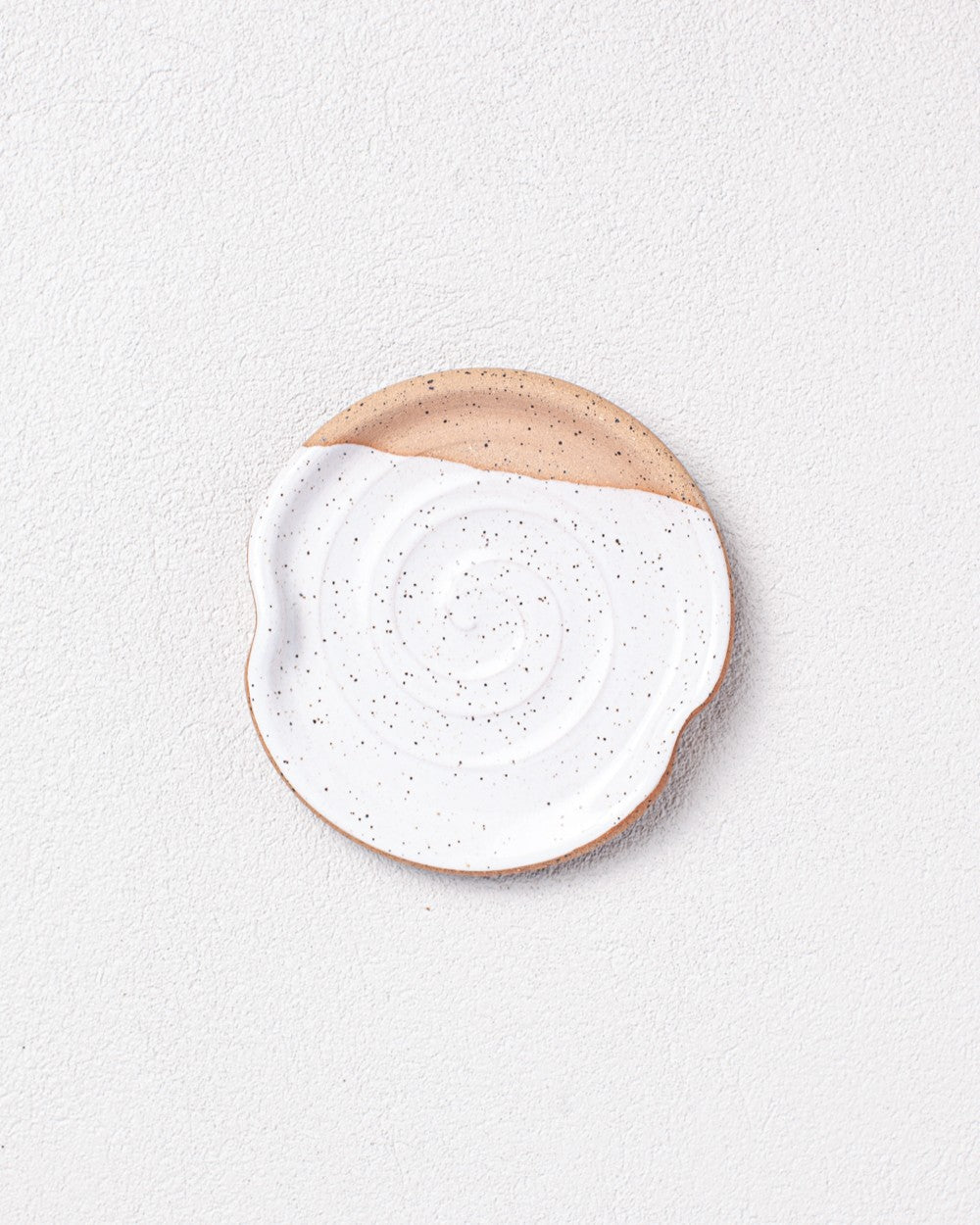 Speckled White Spoon Rest
