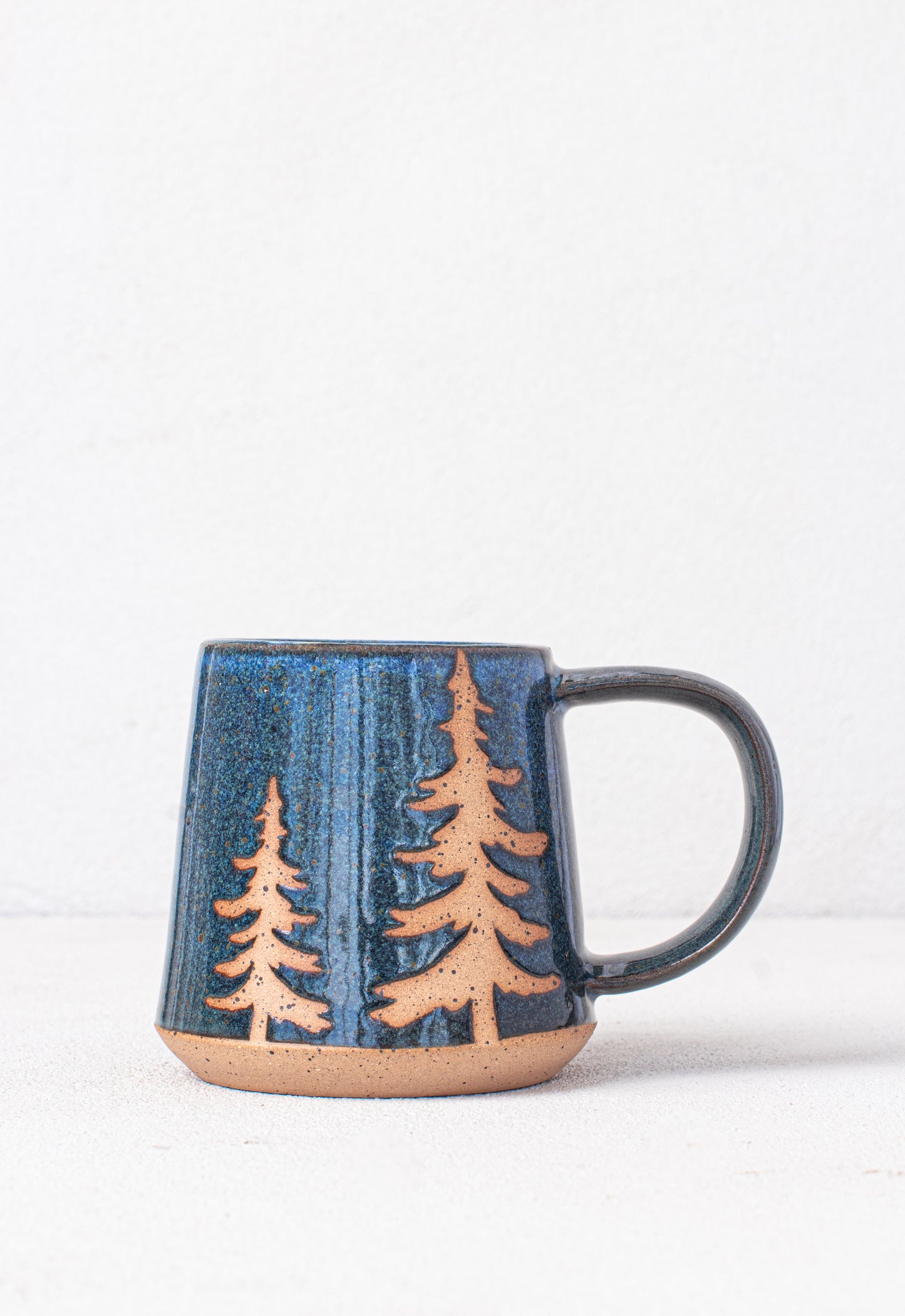 Evergreen Tree Mug in Blue