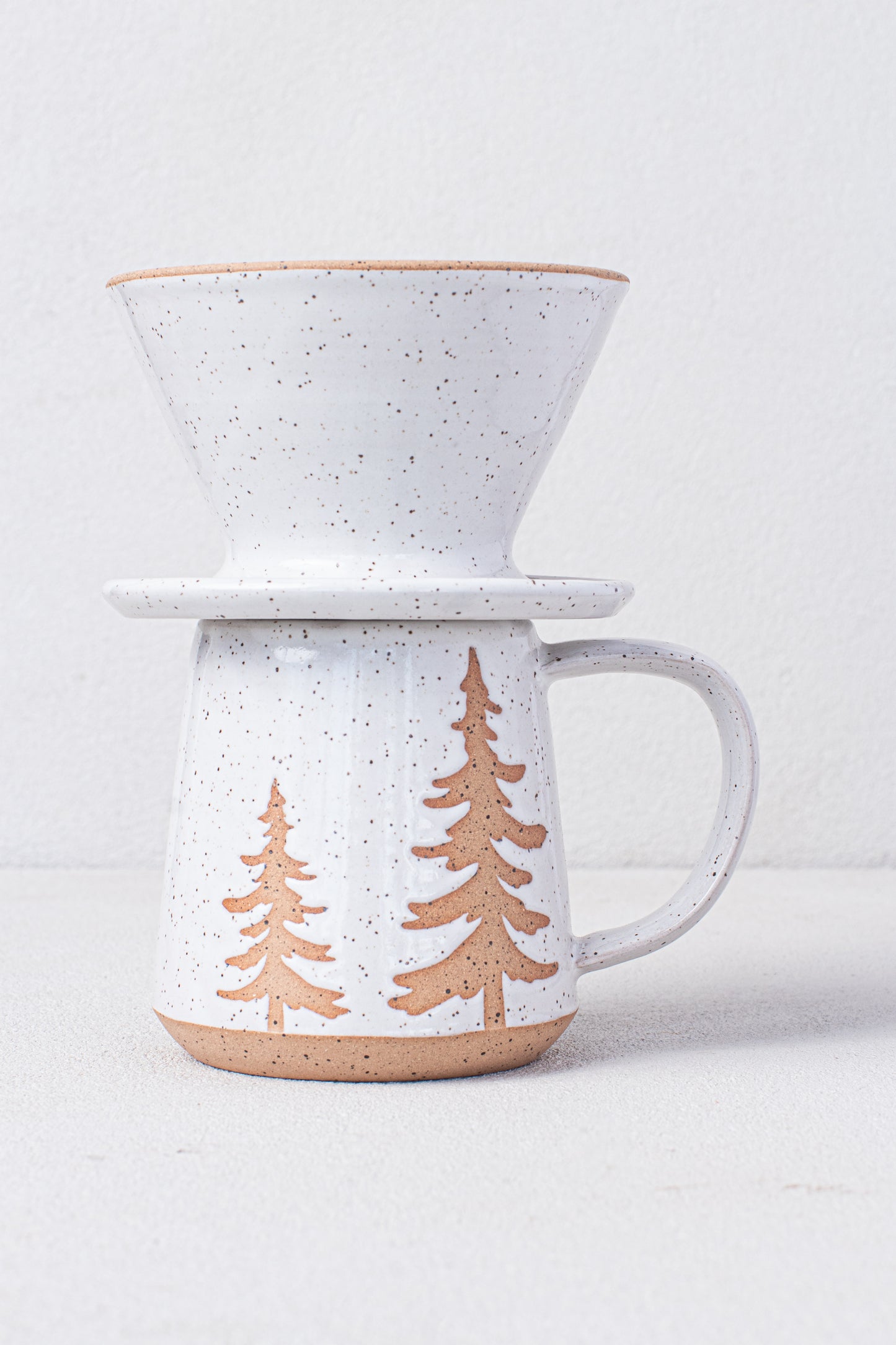 Evergreen Tree Mug in White