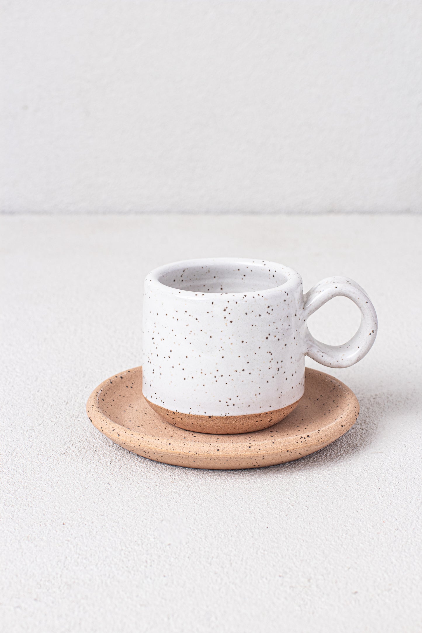 Speckled White Espresso Mug