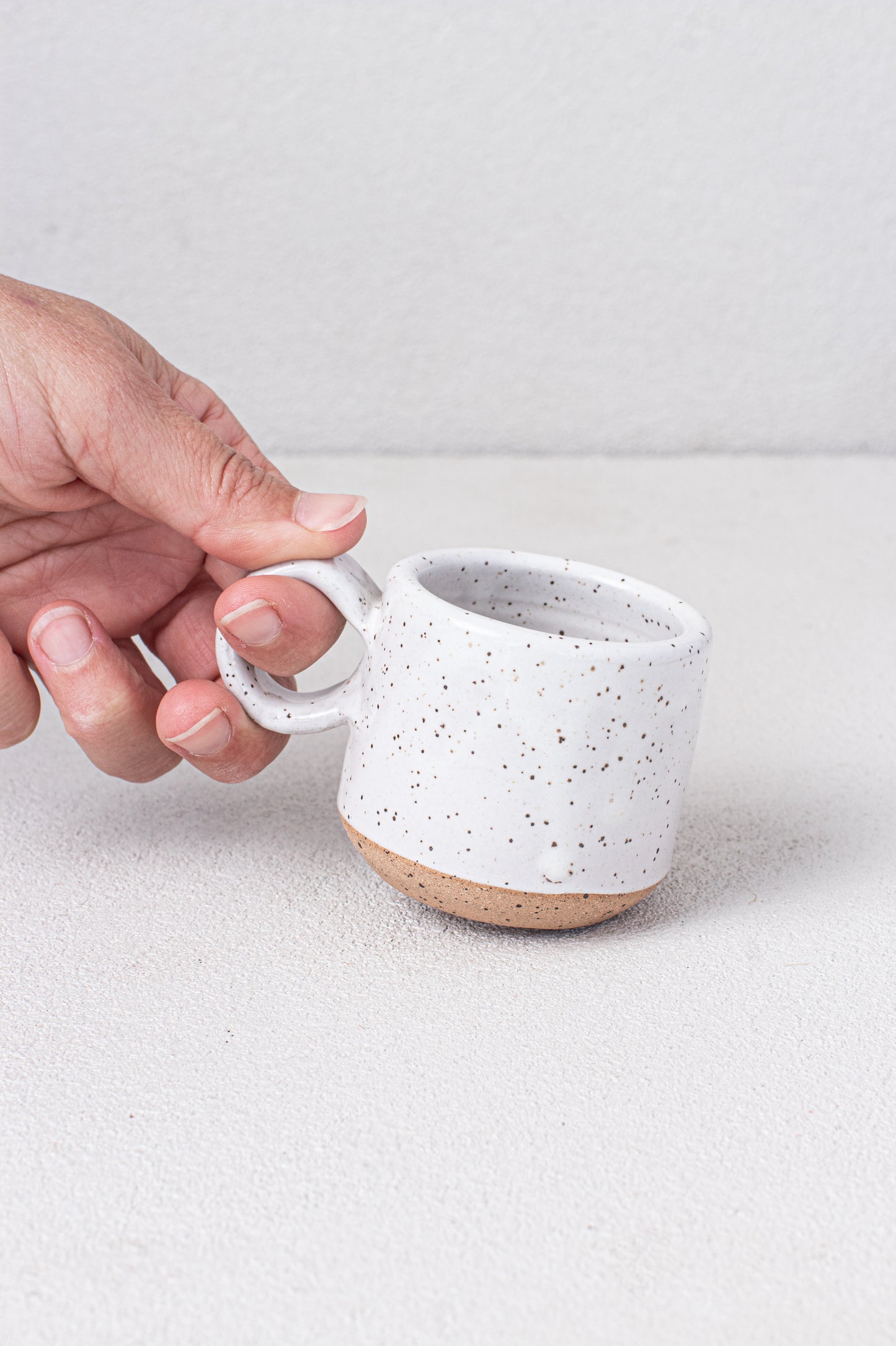 Speckled White Espresso Mug