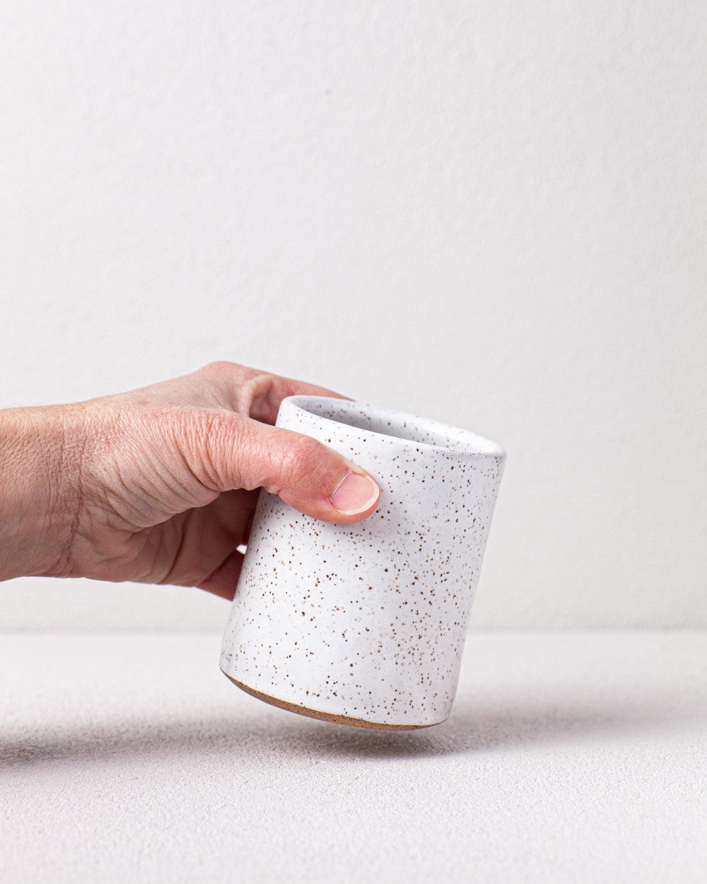 Straight Tumbler in White + design options