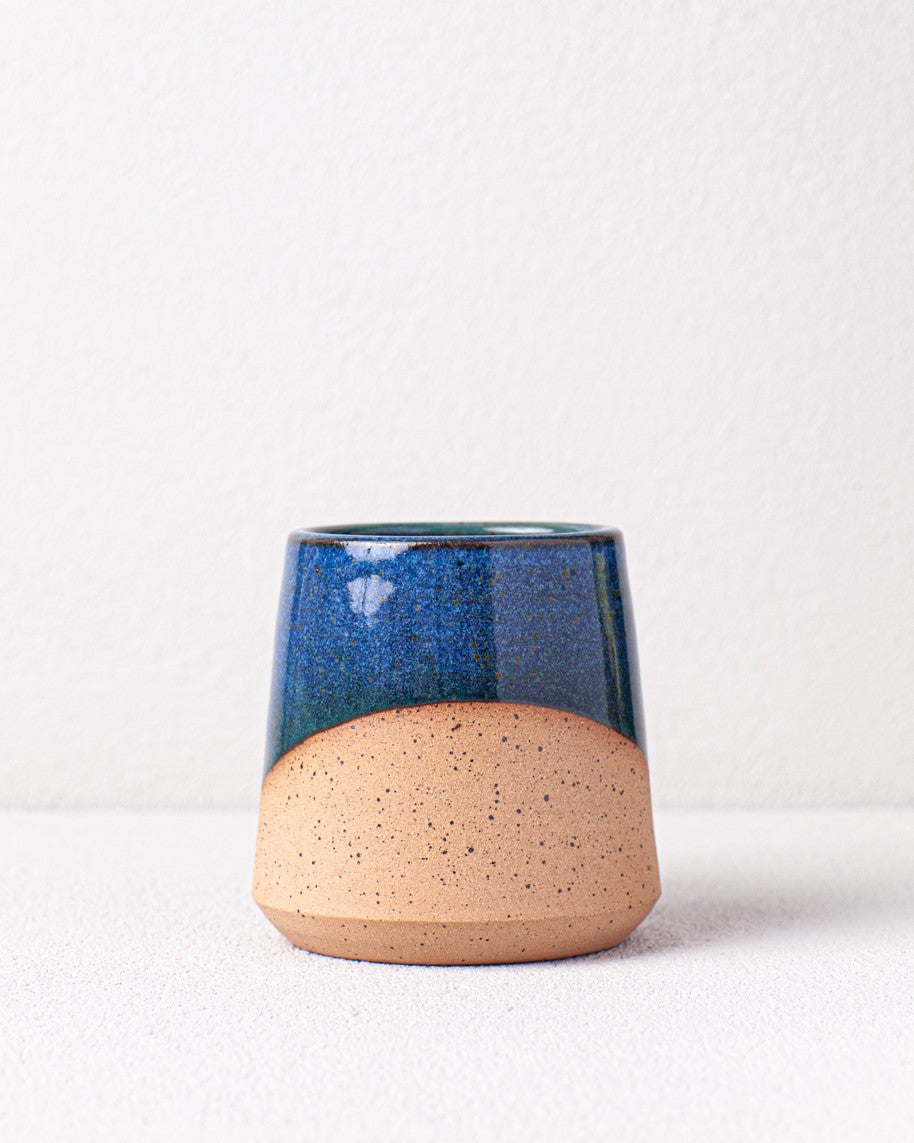 Angle Dipped Mug in Blue