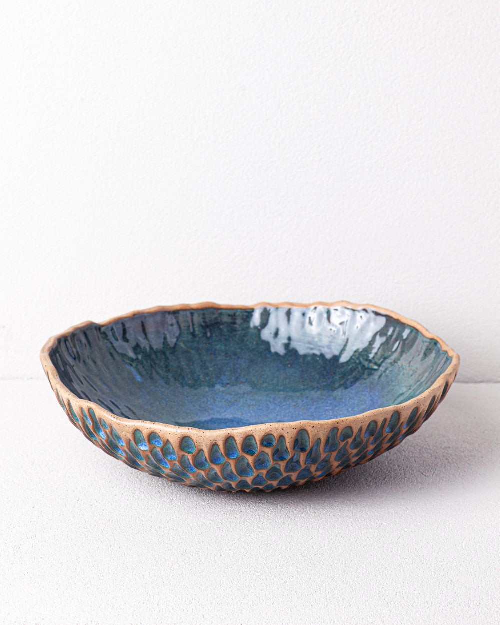 Large Decorative Bowl in Blue