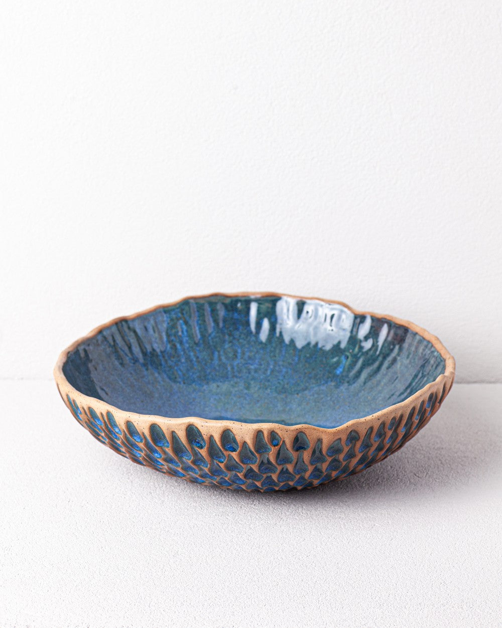 Large Decorative Bowl in Blue