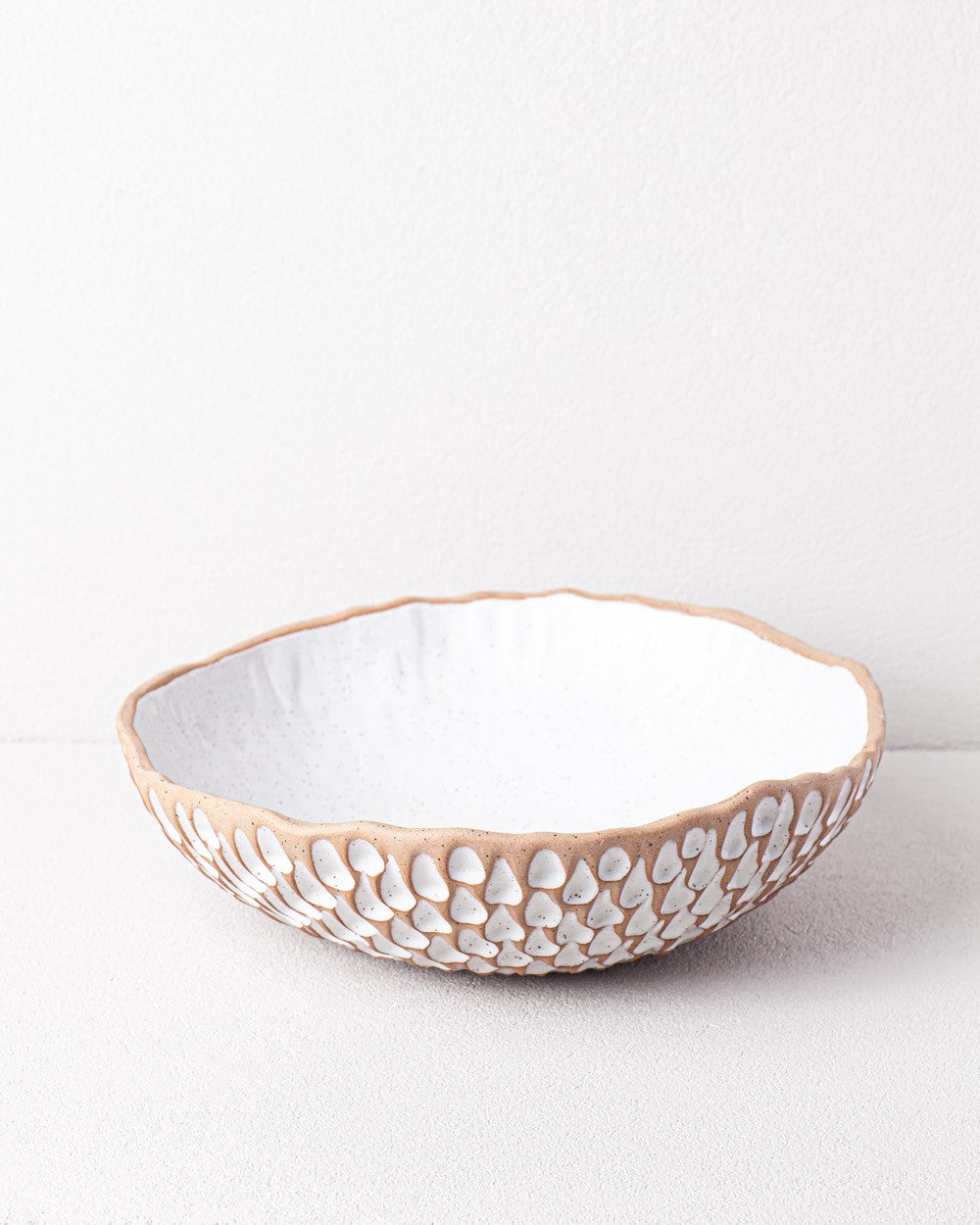 Large Decorative Bowl in White