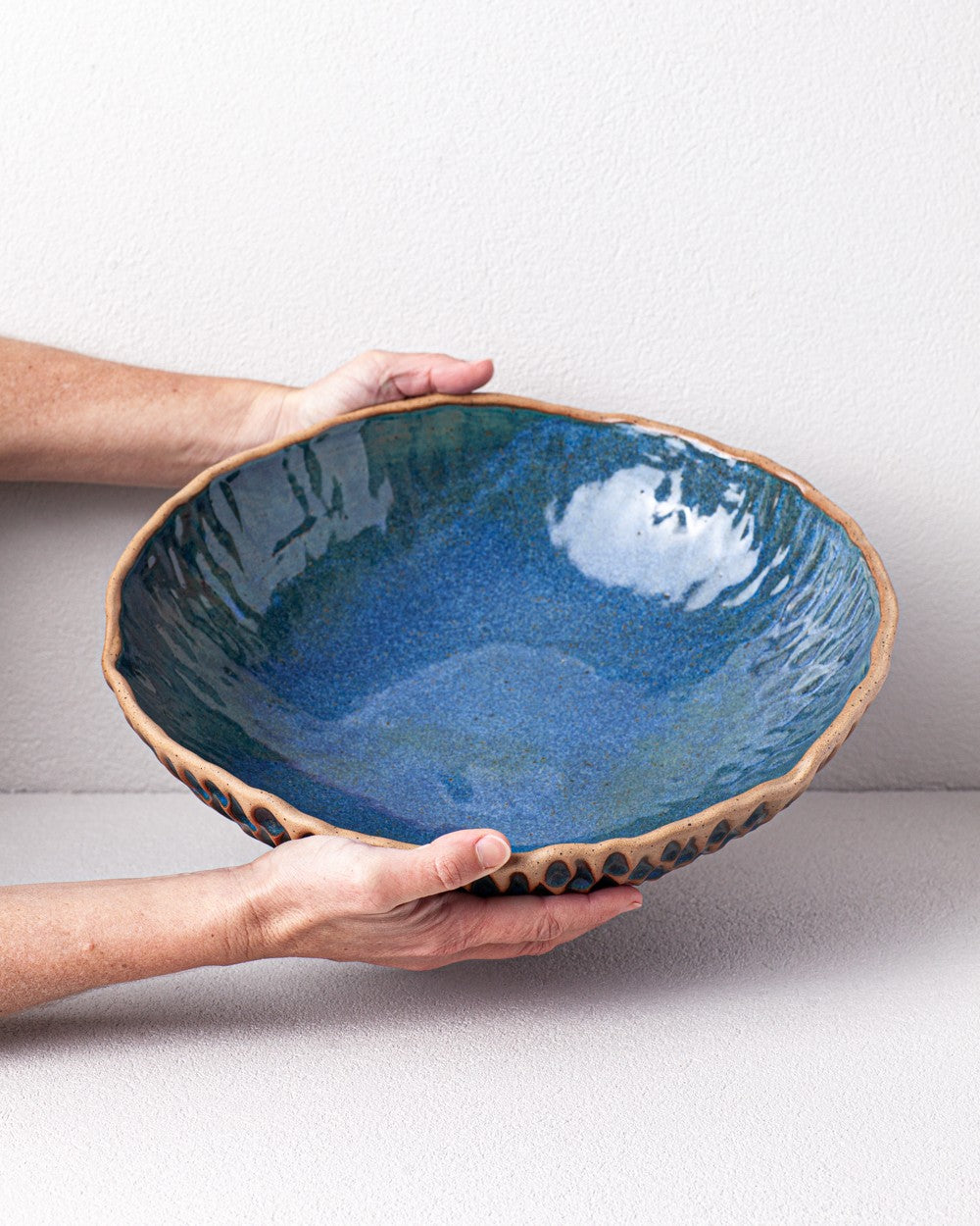 Large Decorative Bowl in Blue