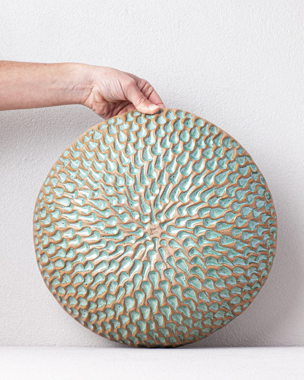 Large Decorative Bowl in Turquoise