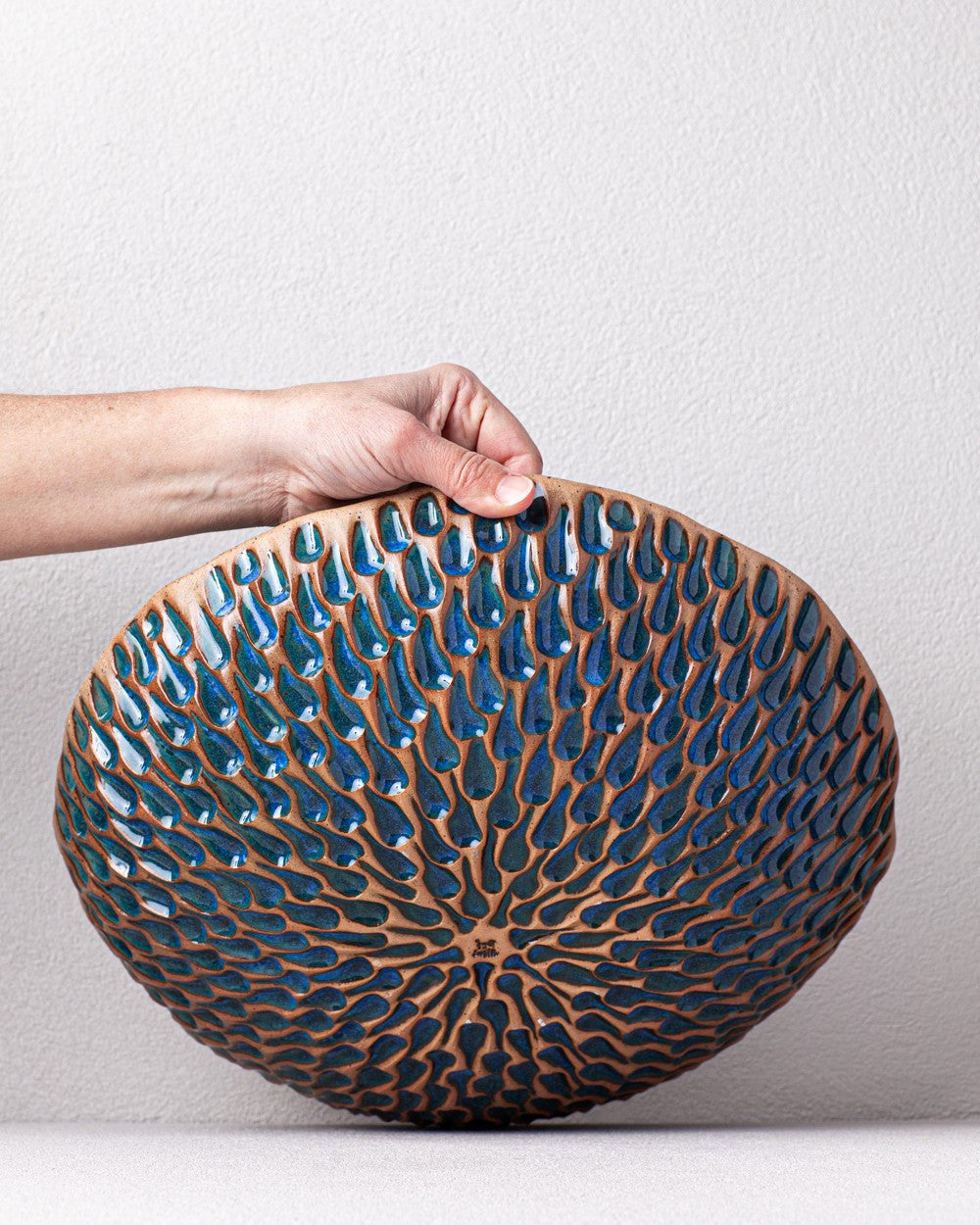 Large Decorative Bowl in Blue