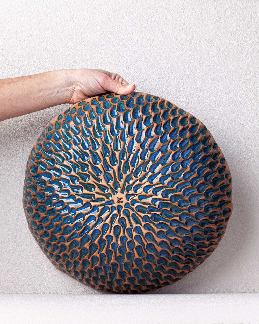 Large Decorative Bowl in Blue