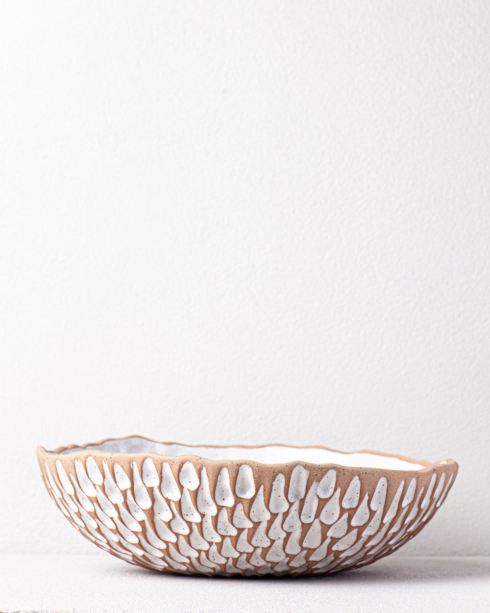 Large Decorative Bowl in White