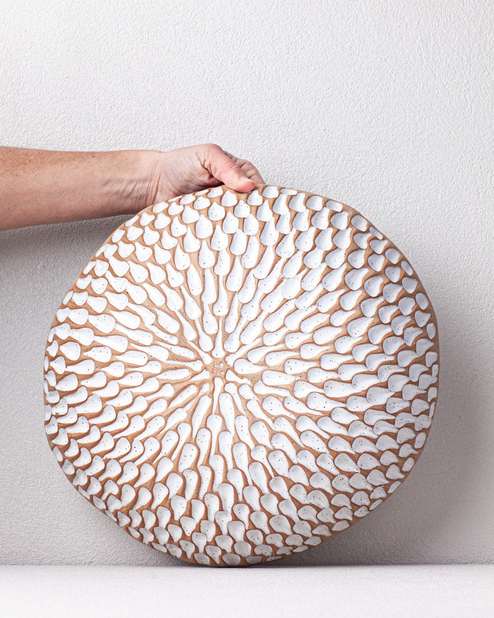 Large Decorative Bowl in White