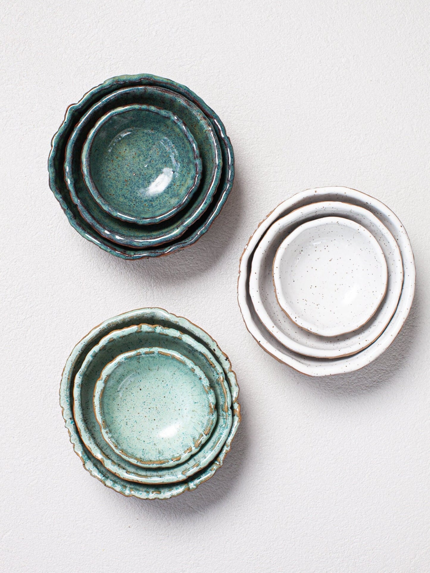 Nesting Coral Bowls