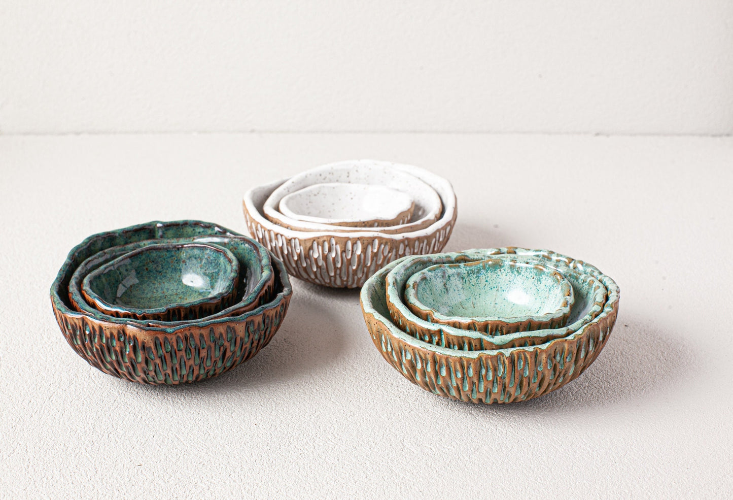 Nesting Coral Bowls