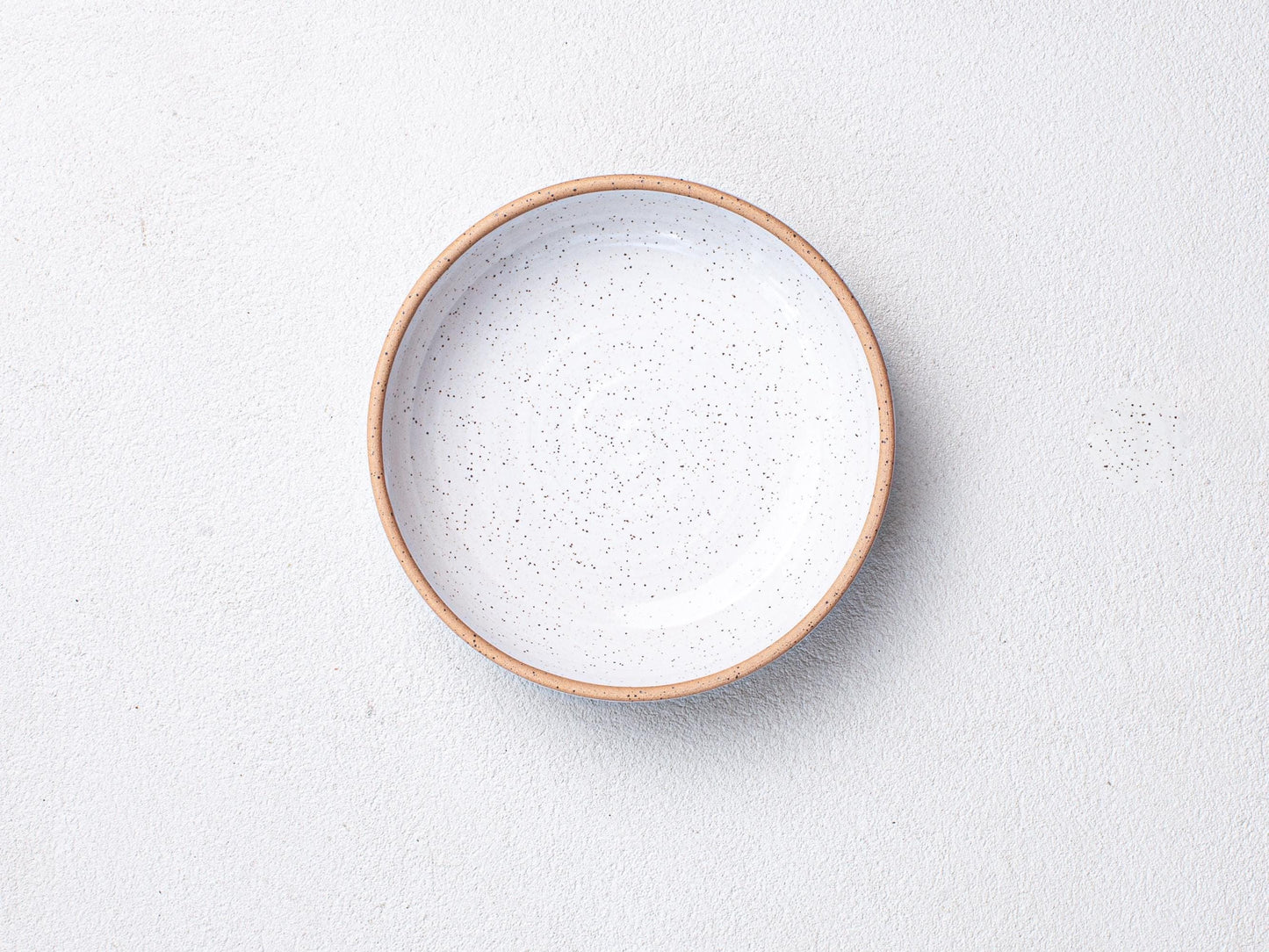 Speckled White 8" Dinner Bowl