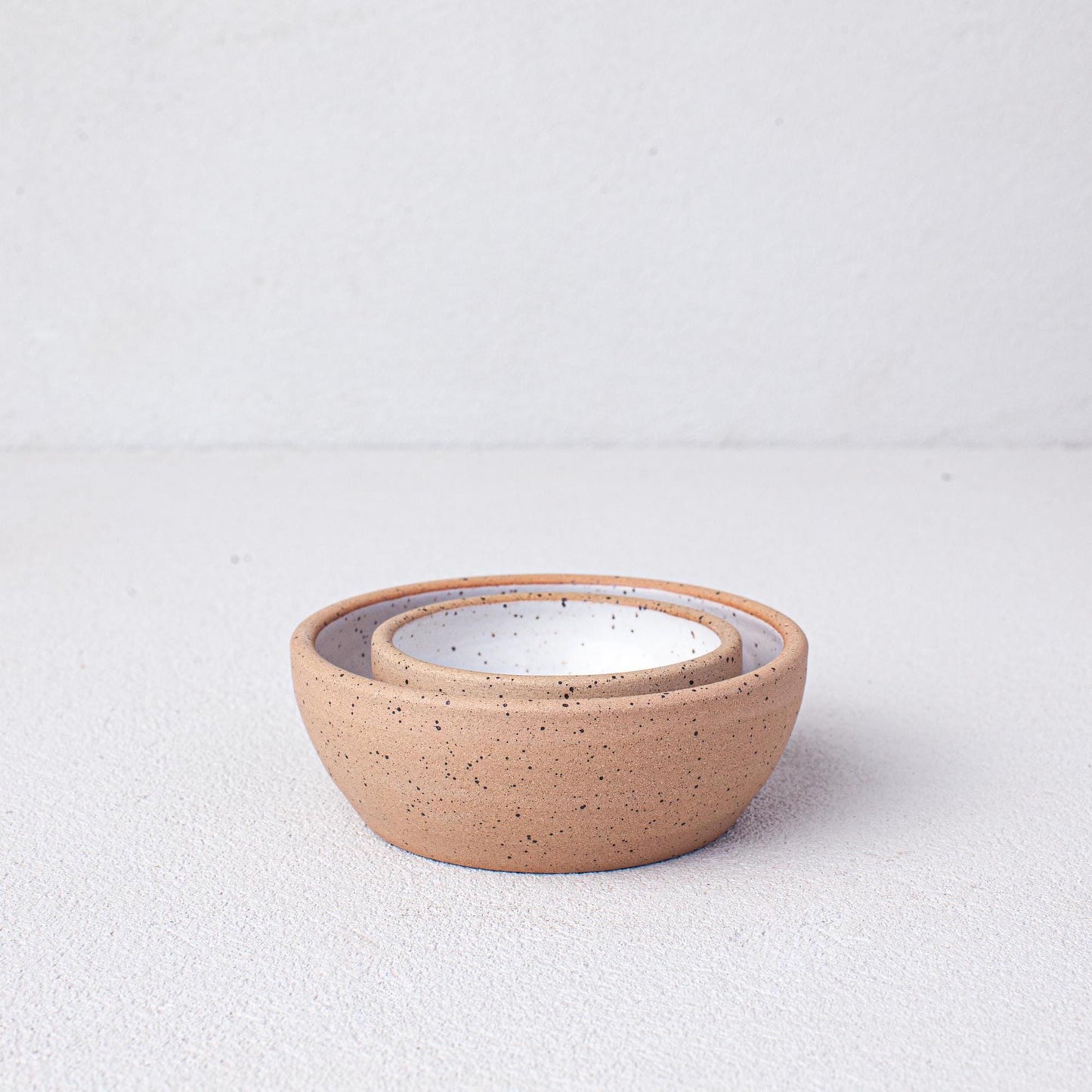 Speckled White Dessert Bowl