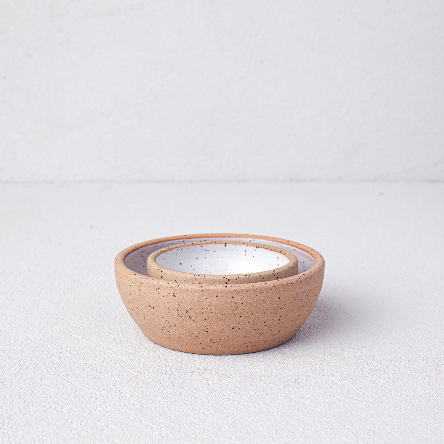 Speckled White Dipping Bowl