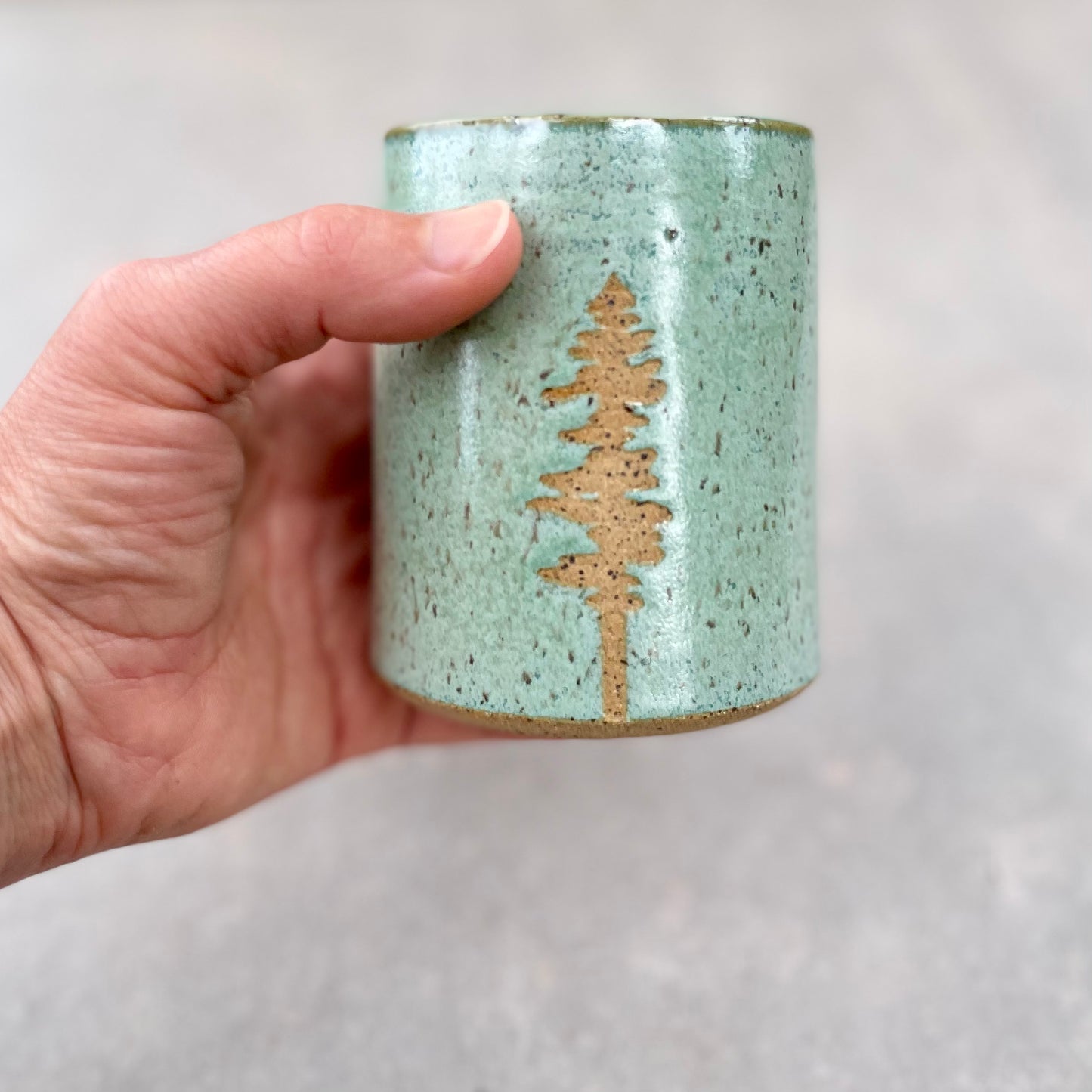Single Pine Tumbler in Turquoise