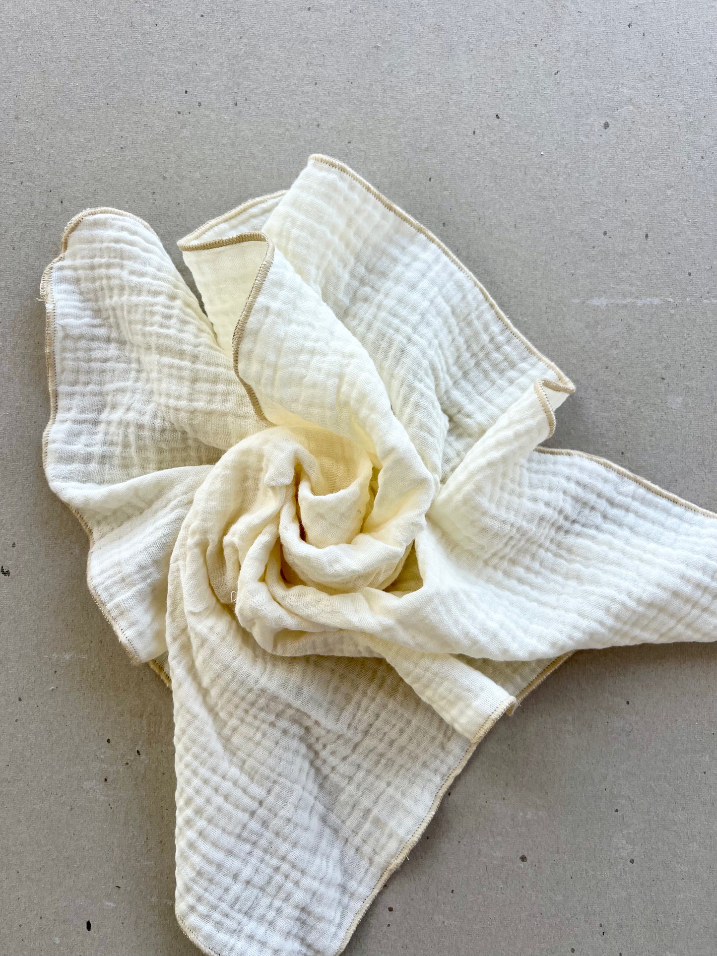 Cream Cotton Napkins - set of 4