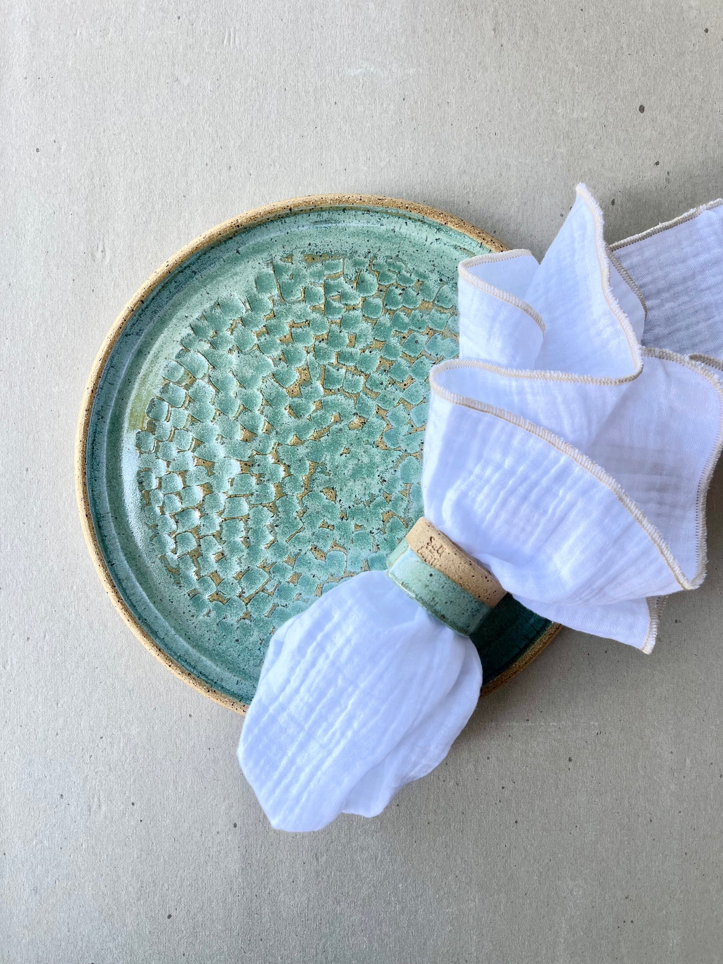 White Cotton Napkins - set of 4