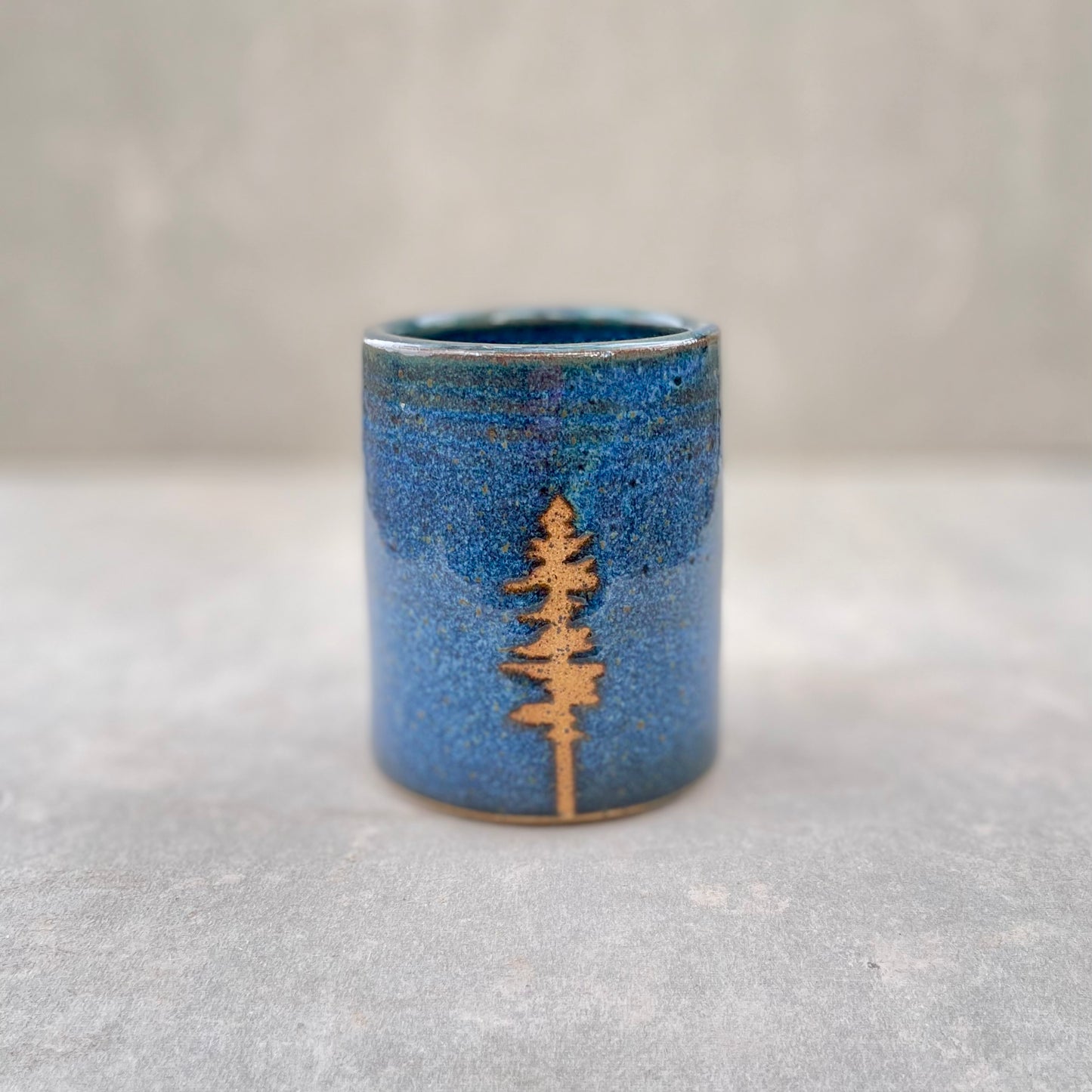 Single Pine Tumbler in Blue