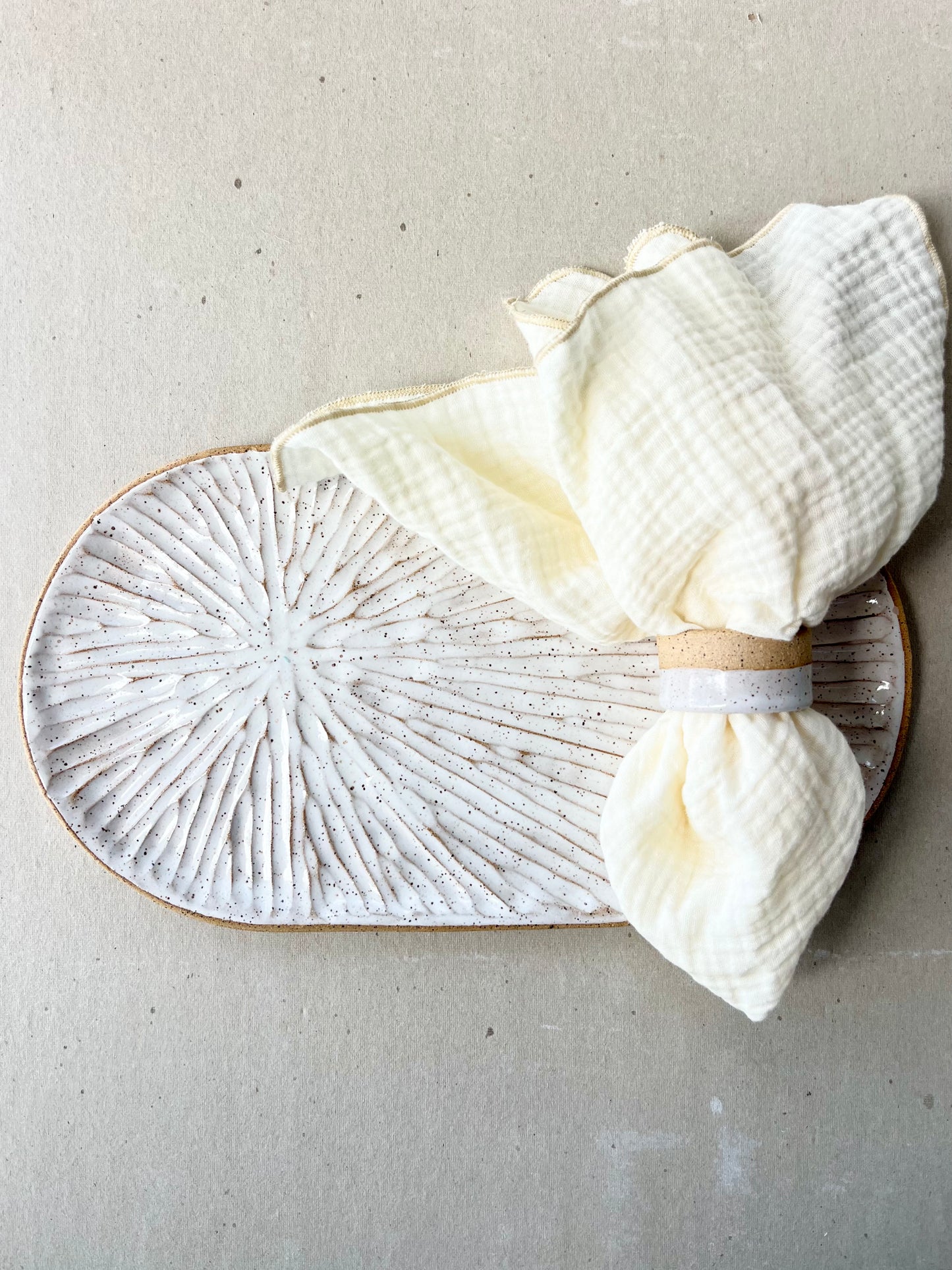 Cream Cotton Napkins - set of 4