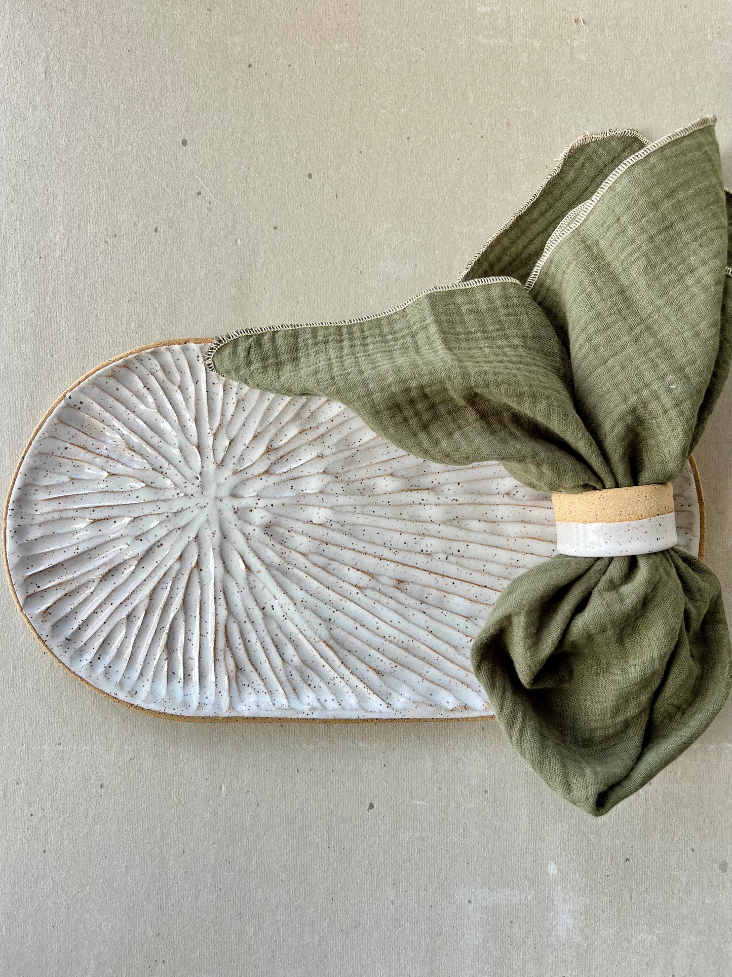 Evergreen Cotton Napkins - set of 4