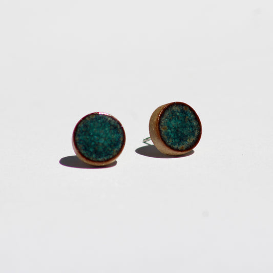 Offshore Blue Stud Earrings - 11mm