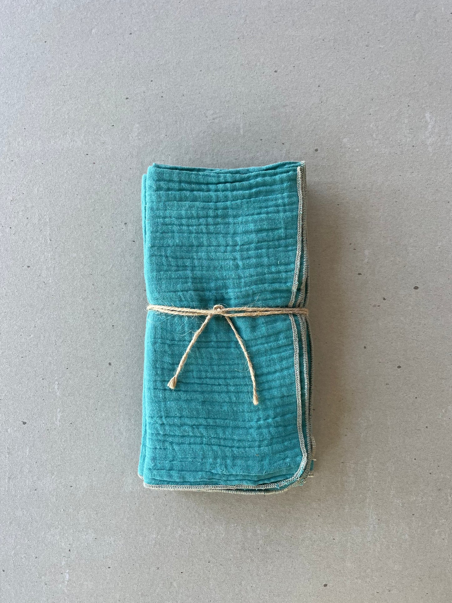 Blue Cotton Napkins - set of 4