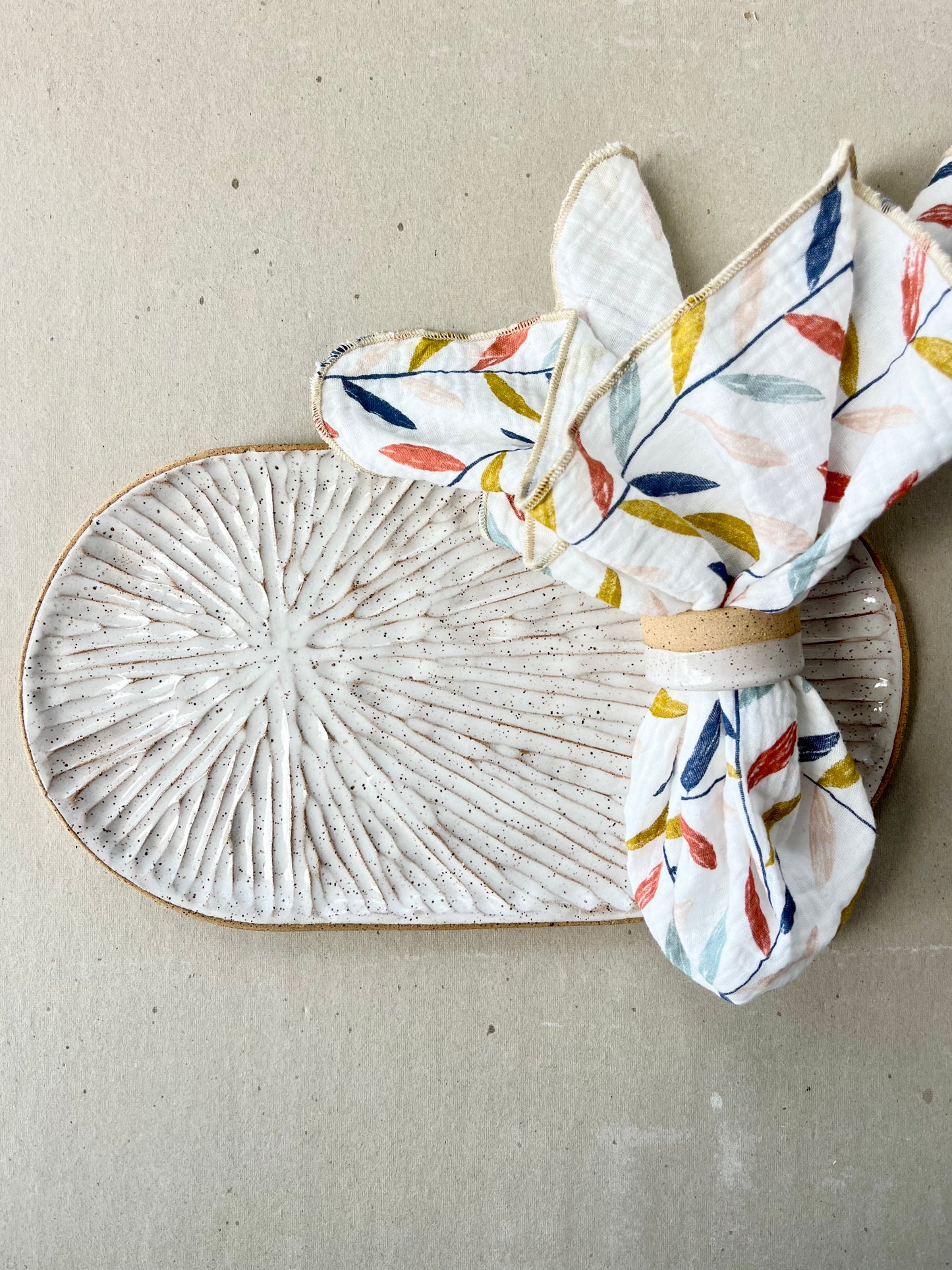 Floral Cotton Napkins - set of 4