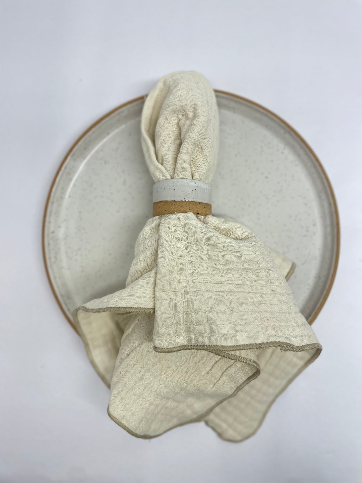 Oatmeal Cotton Napkins - set of 4